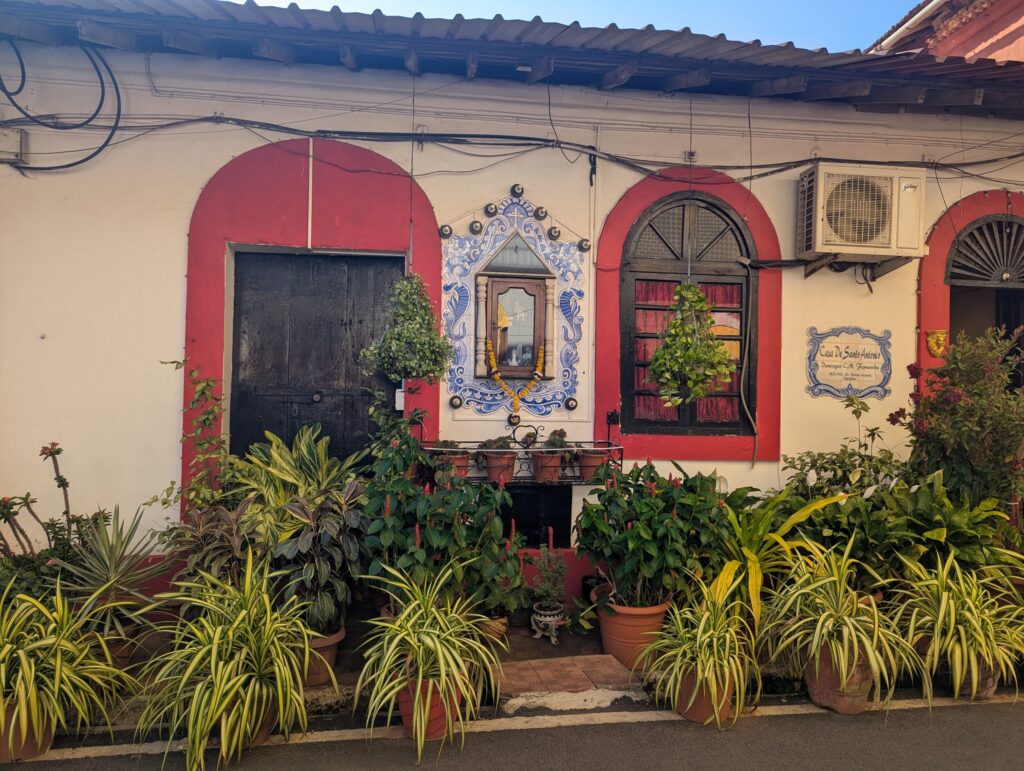 De overduidelijke invloeden van portugal in Panaji - Goa