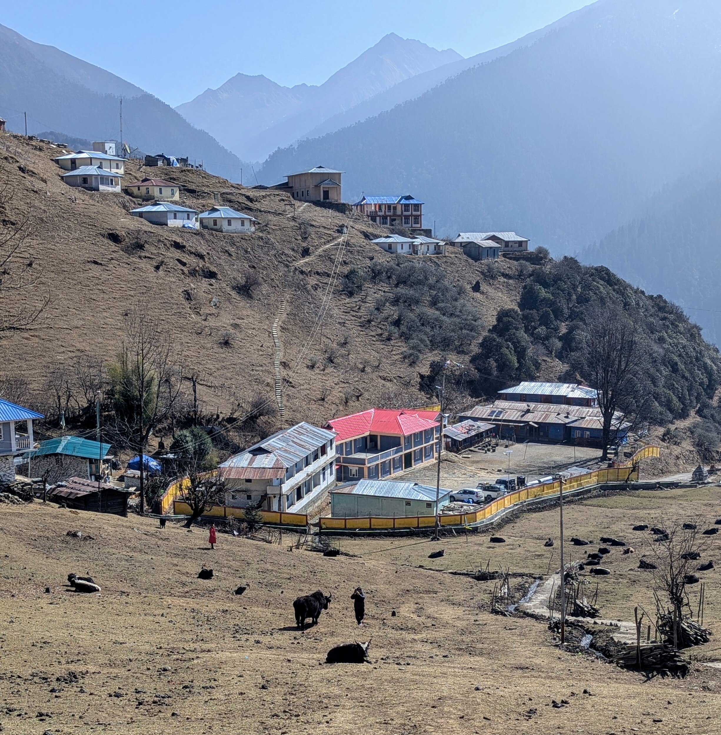 Het bergdorp Thingbu - Tawang Bezoeken