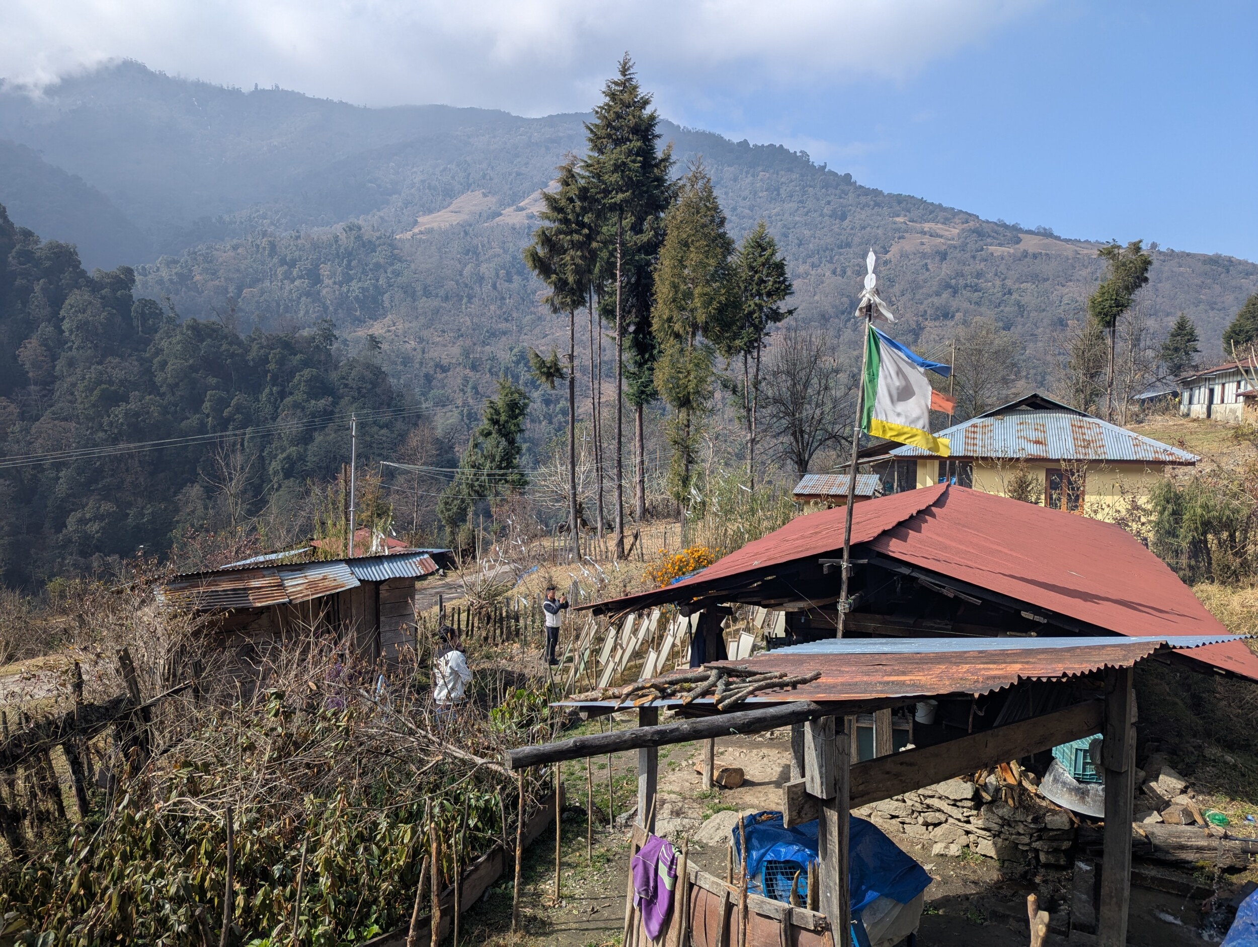 Papier maken in Mukto, Arunachal Pradesh