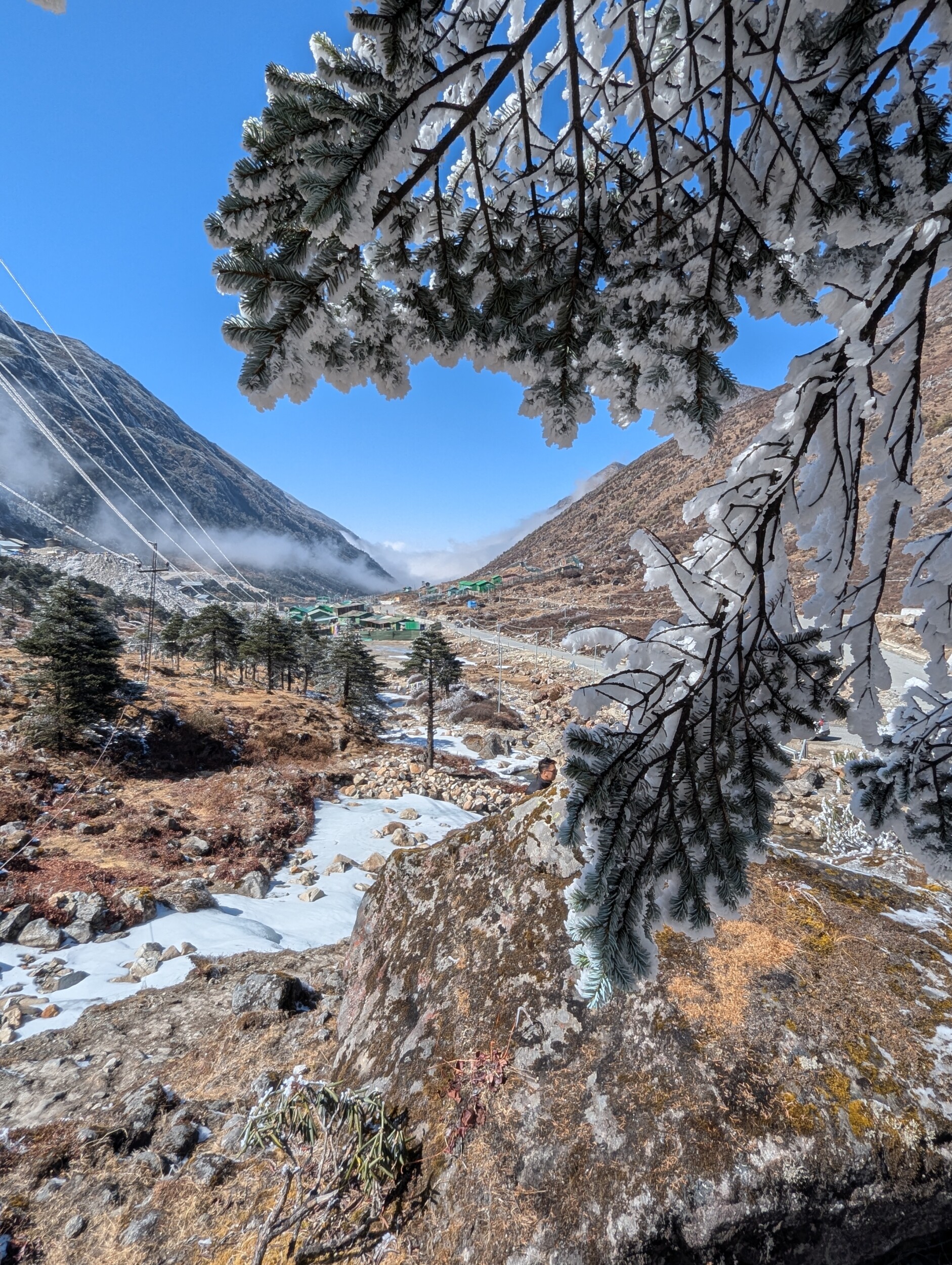 Prachtig uitzicht bij Sela Pass - Tawang bezoeken - Arunachal Pradesh