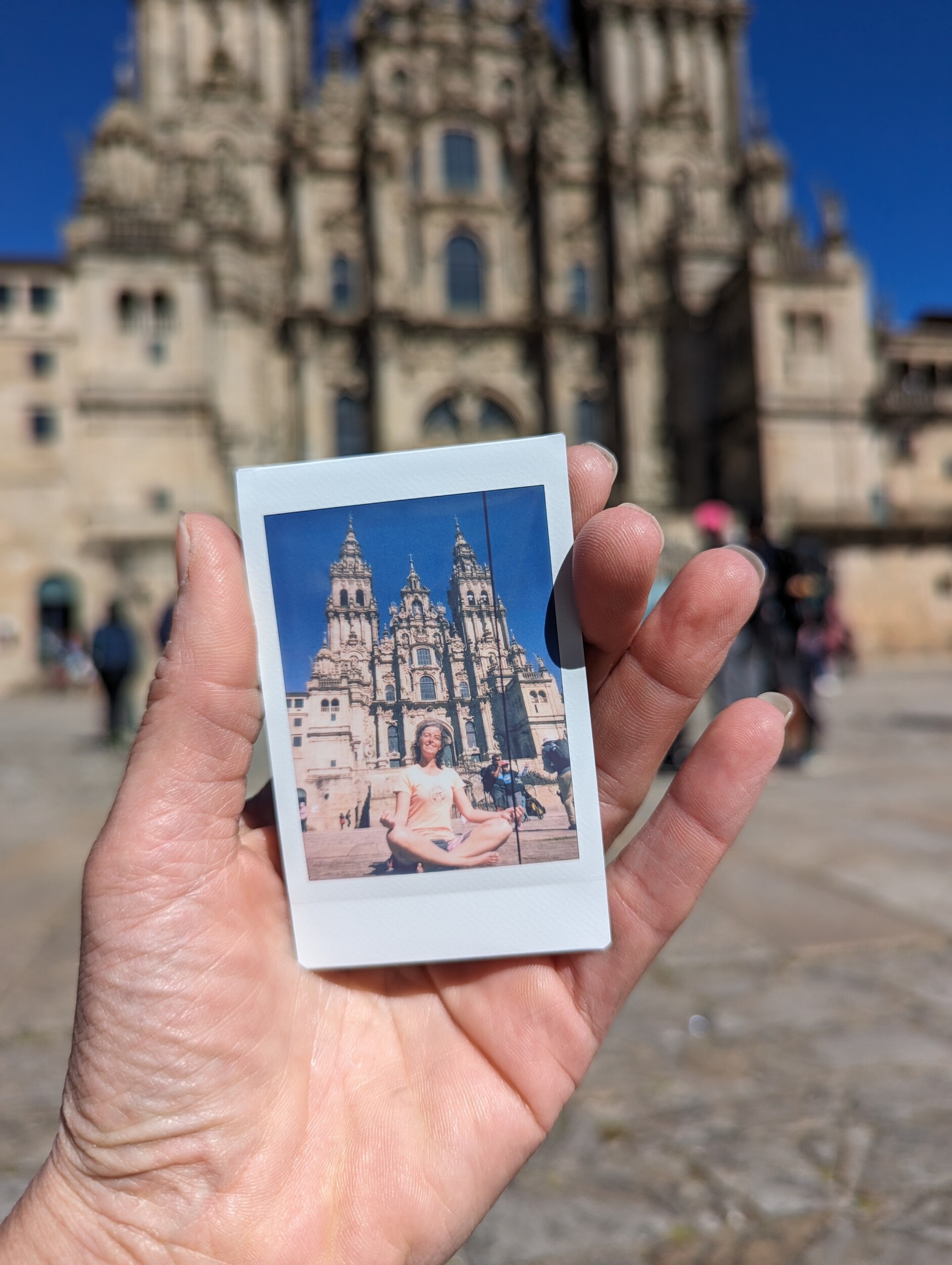 Laat je foto maken op het praza do obradoiro - Zinvol Reizen