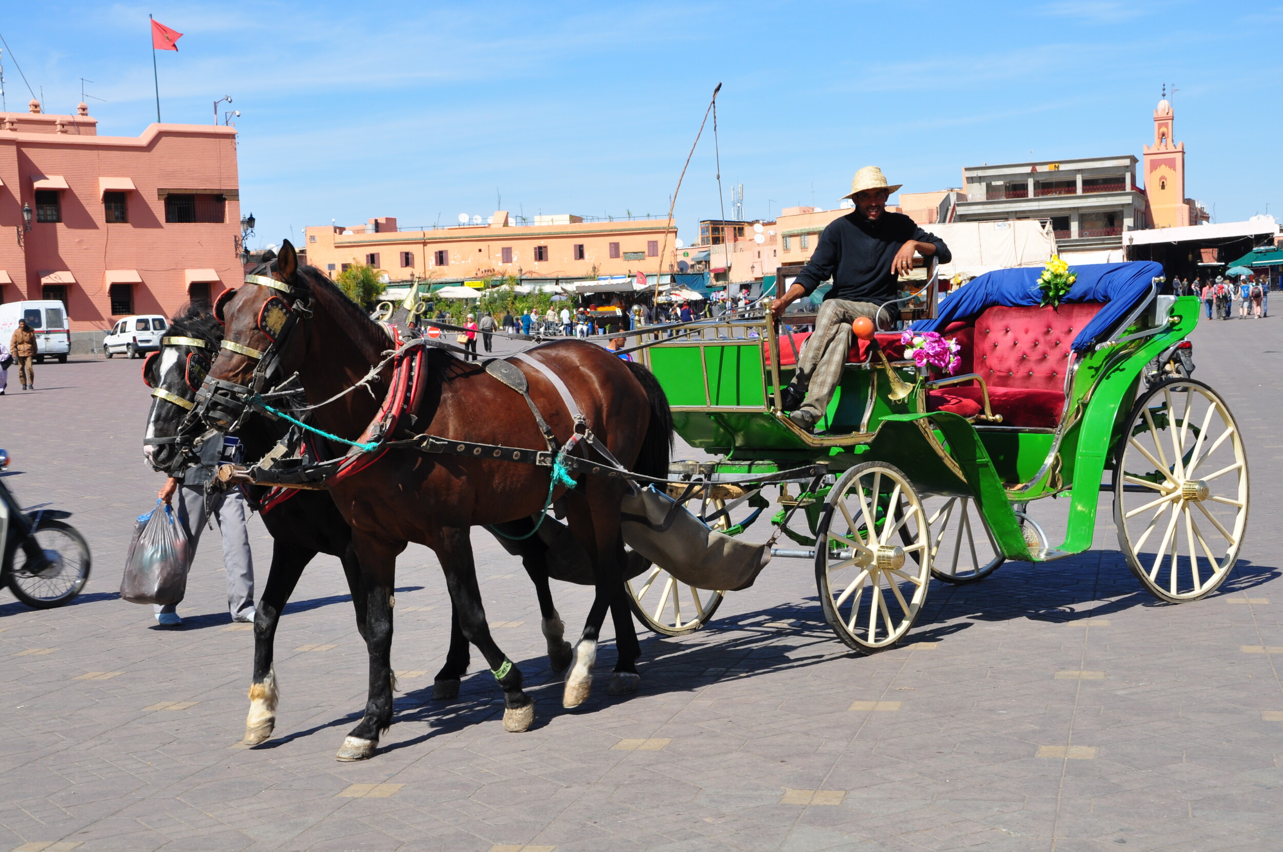 Djemaa el-Fna plein - Marrakesh, Marokko