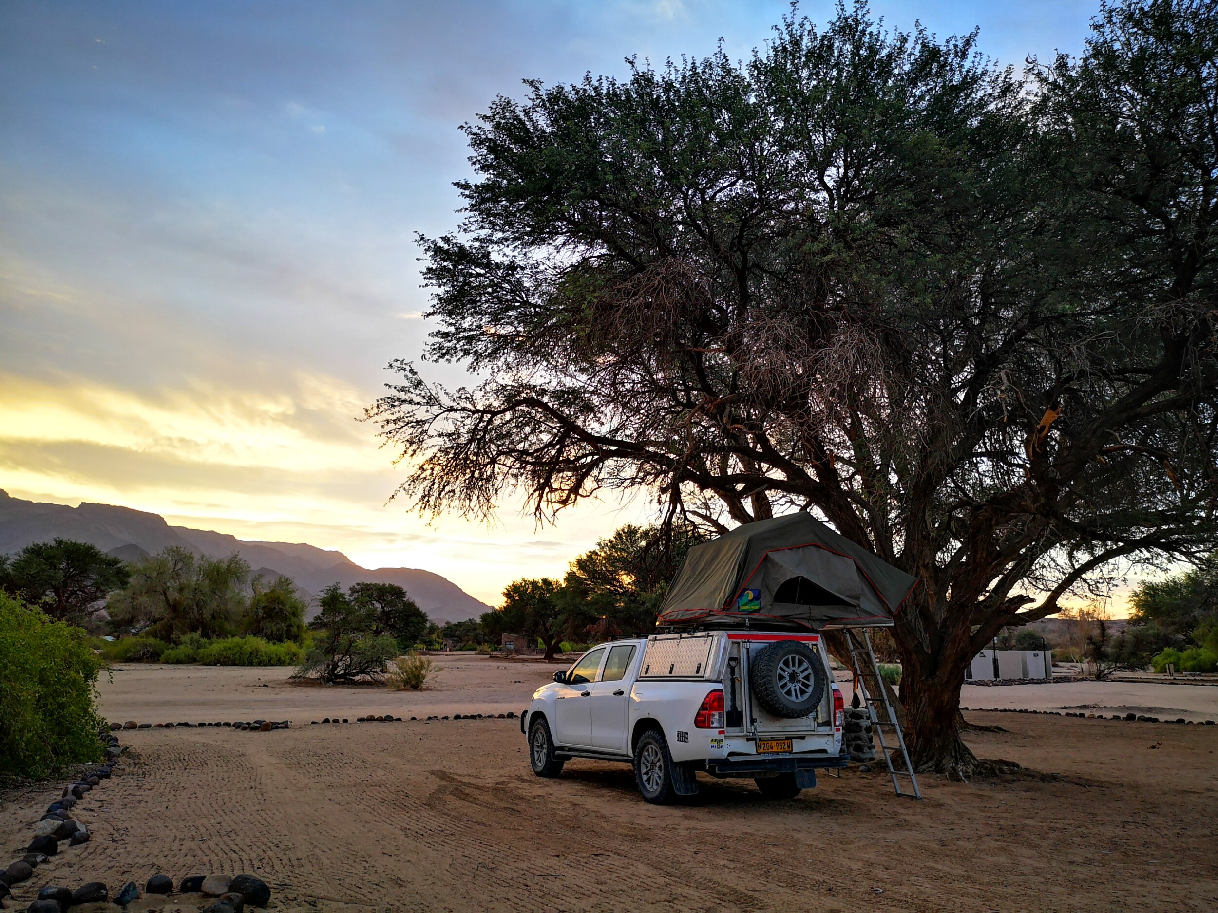 Brandberg campsite Namibië