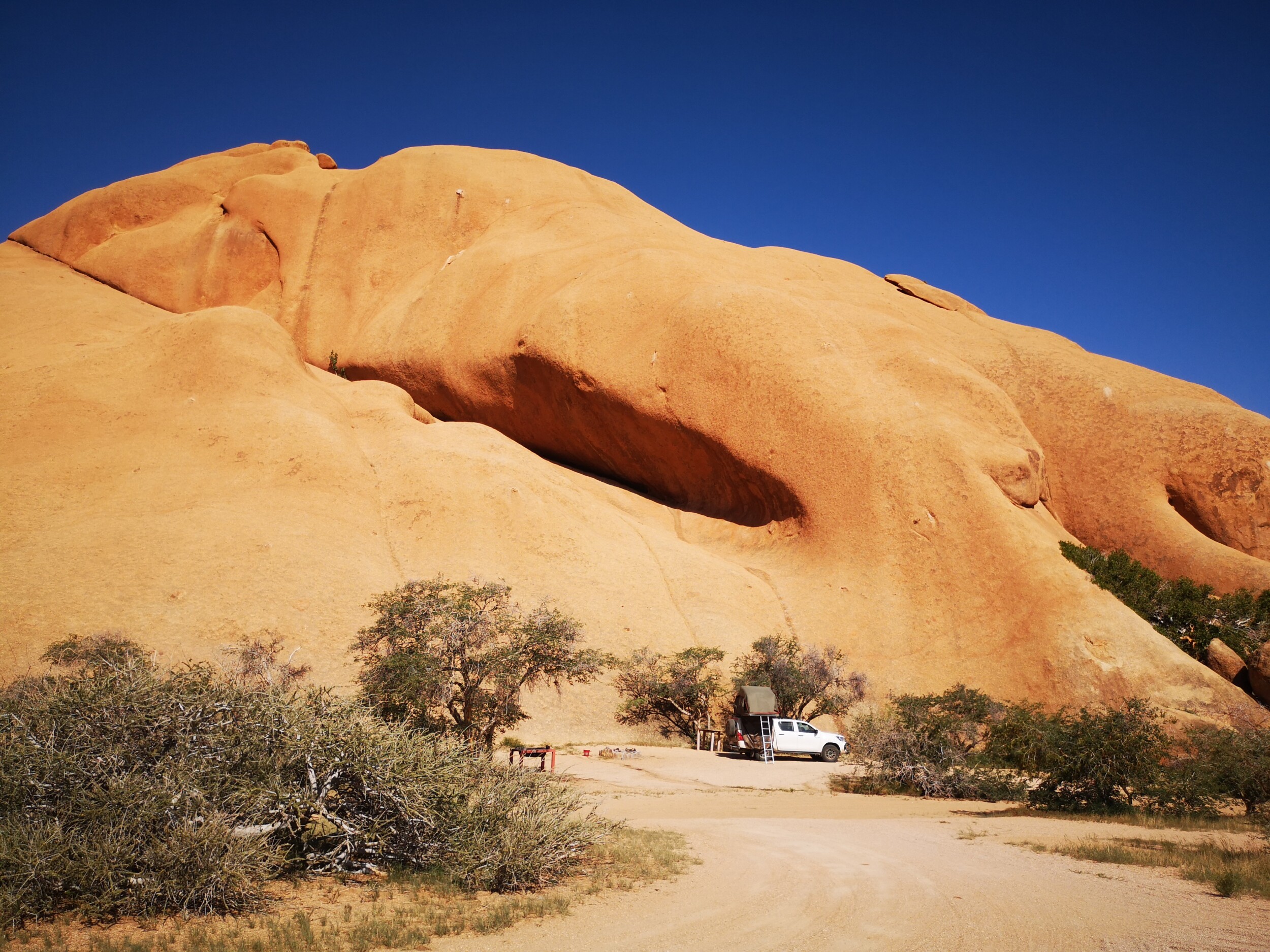 Kamperen bij Spitzkoppe - Namibie