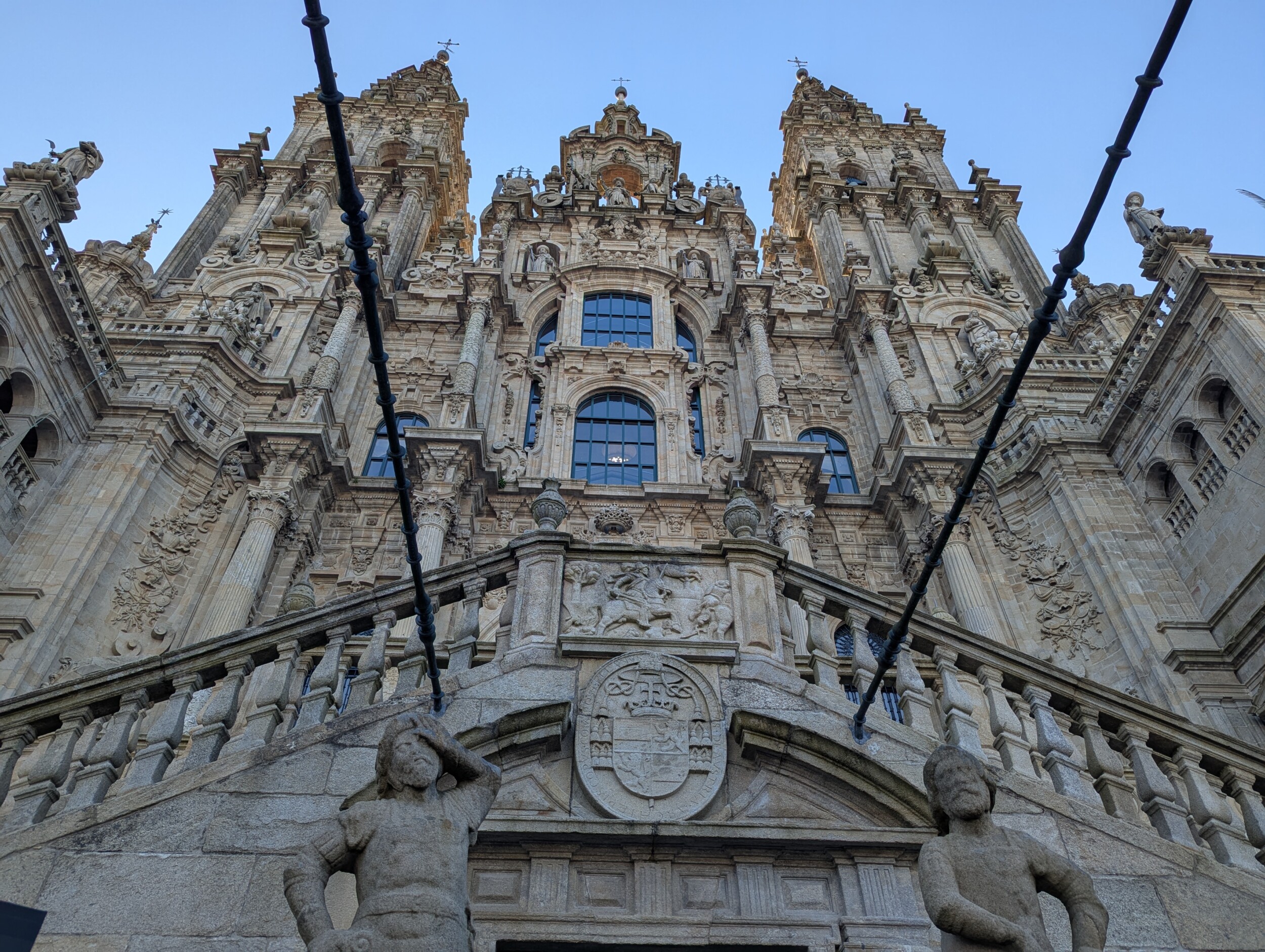 Cathedraal in Santiago, startpunt van de Camino Finisterre, Spanje