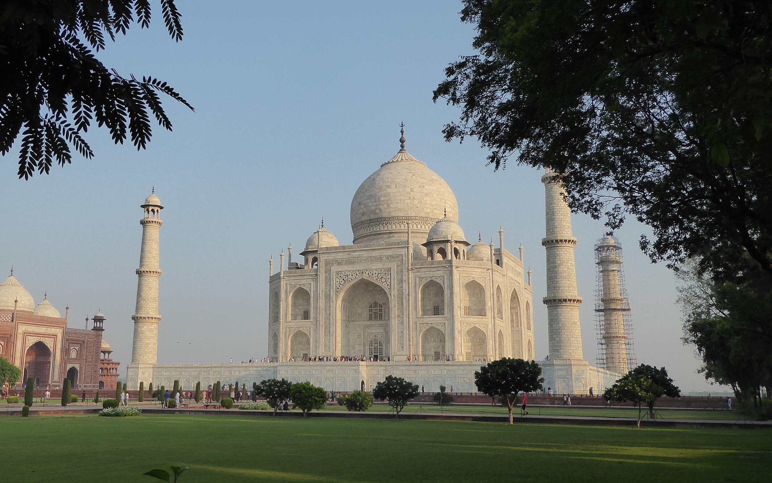 Taj Mahal in de ochtend - Agra, india -  Zinvol Reizen