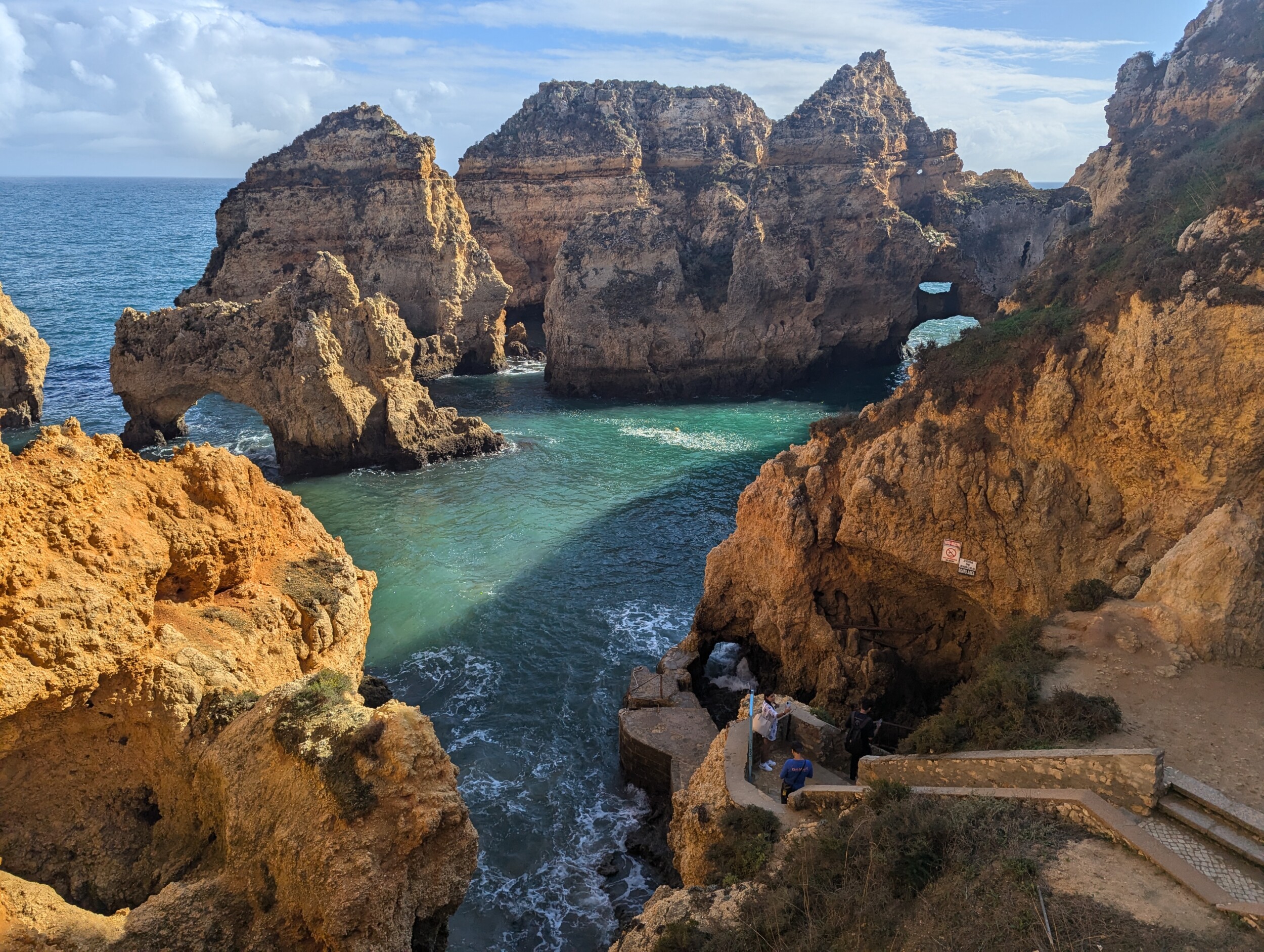 Wandelen langs de kust Portugal - Ponte da Piedade