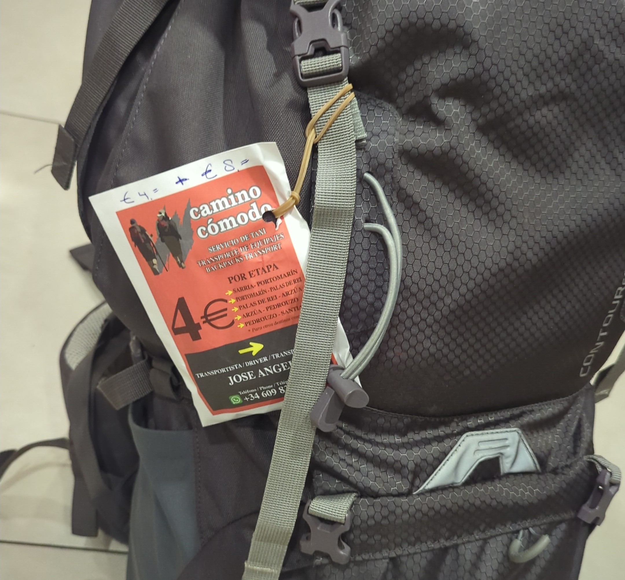 Bagage transport Camino