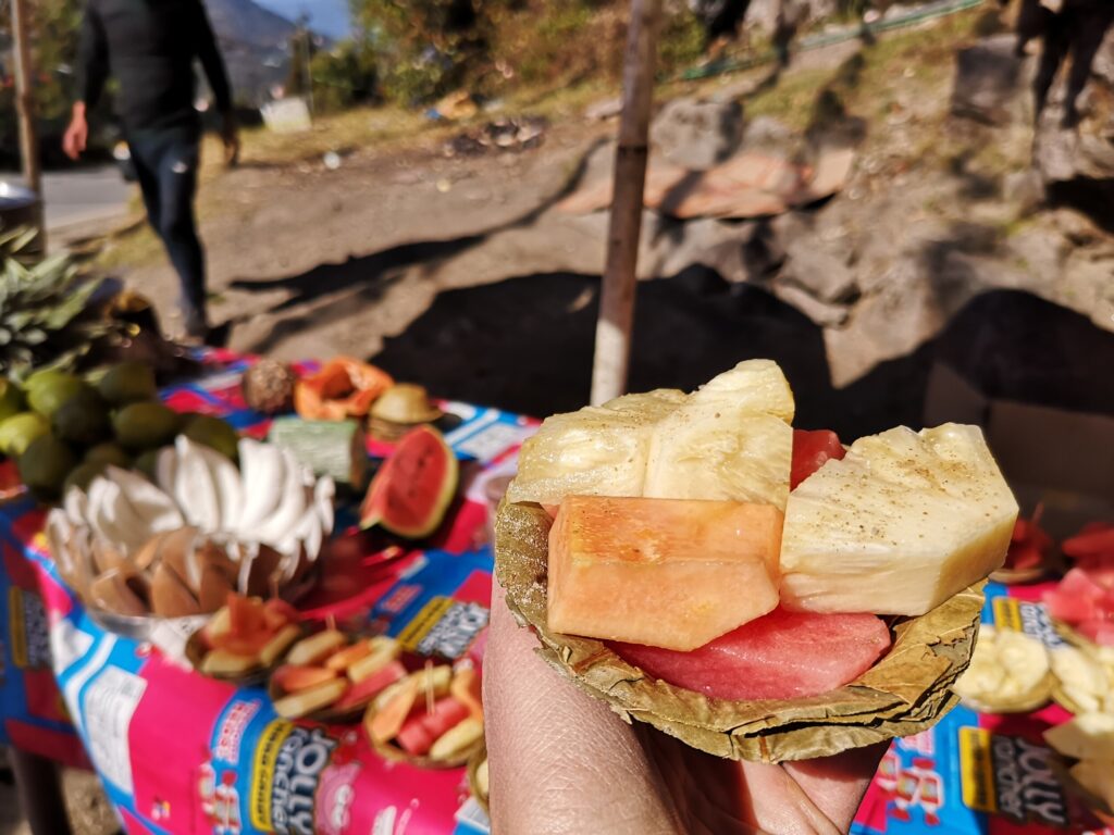 Fruit op straat in Sikkim - Gangtok reisgids