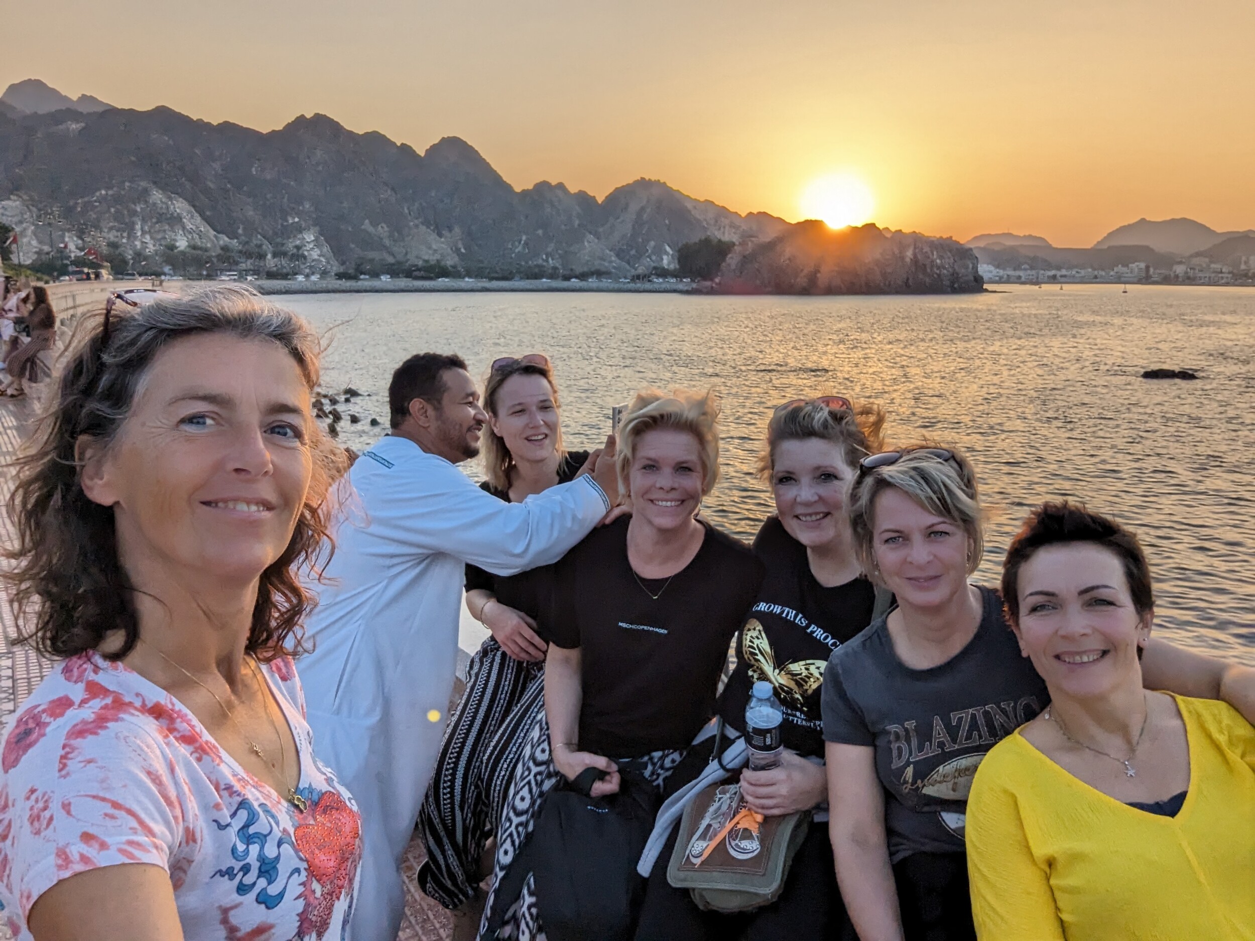 Zonsondergang Riyam Park, Muscat - Oman