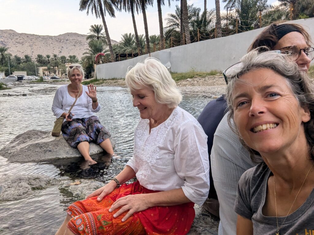 Hot spring in river - Ain Al Thawarah
