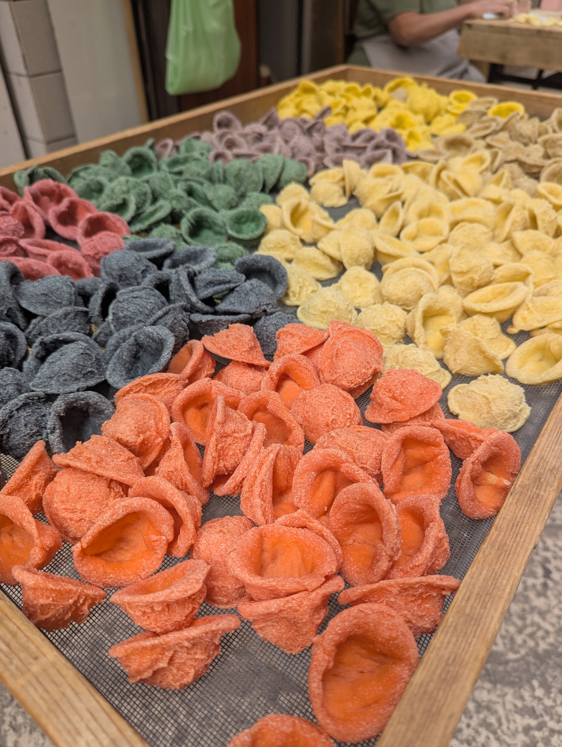 Orecchiette street Bari, Italy