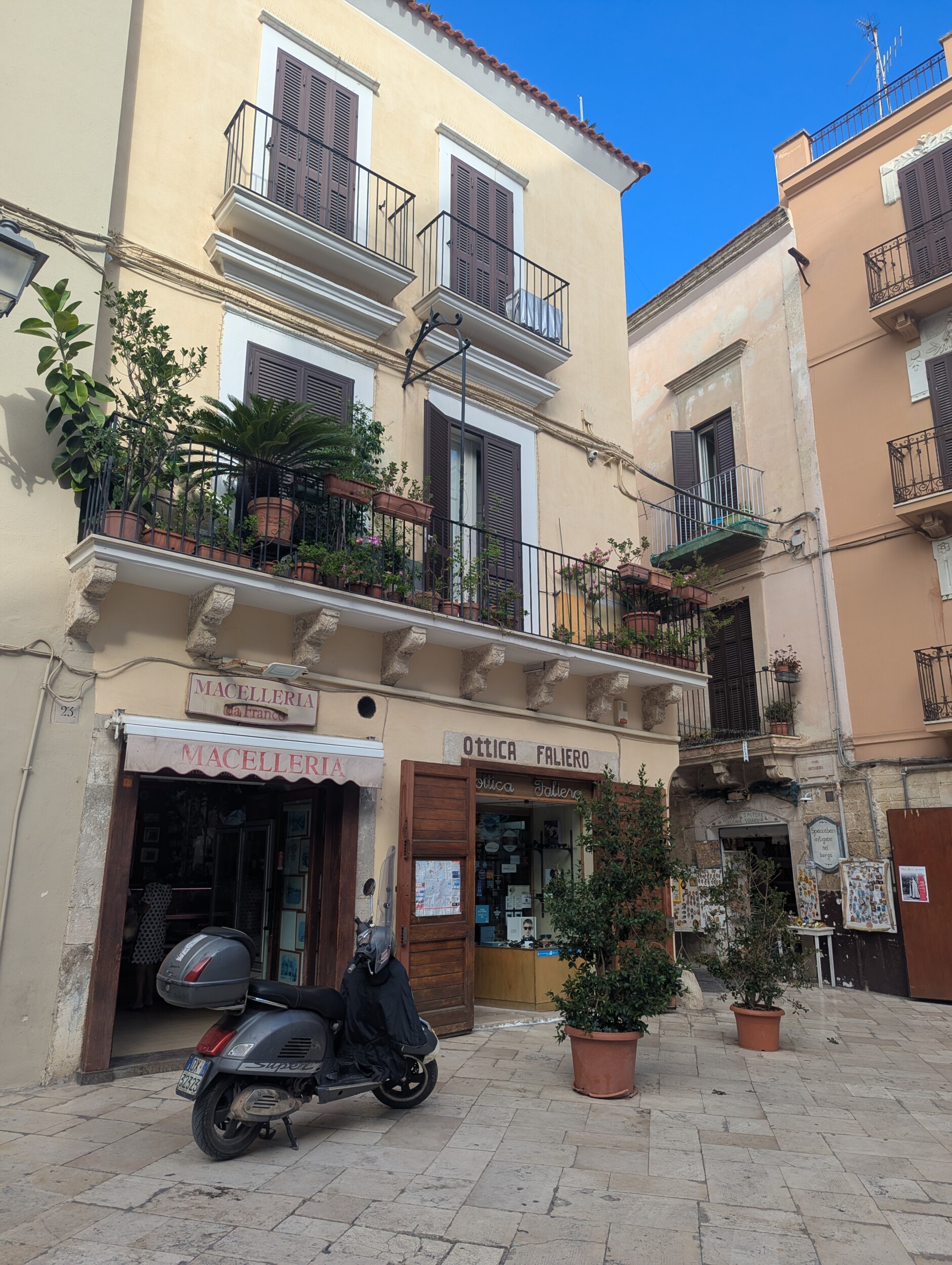 Authentic street in Bari, Puglia - Italy
