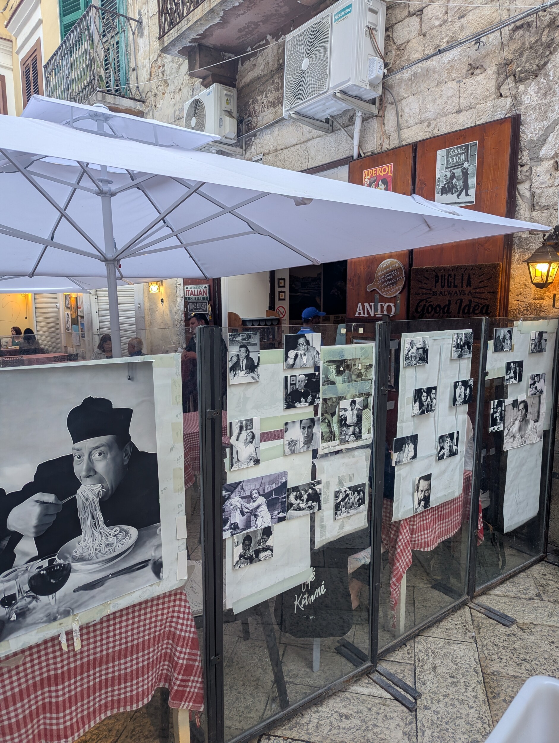 Orecchiette in Bari bij Anto eten