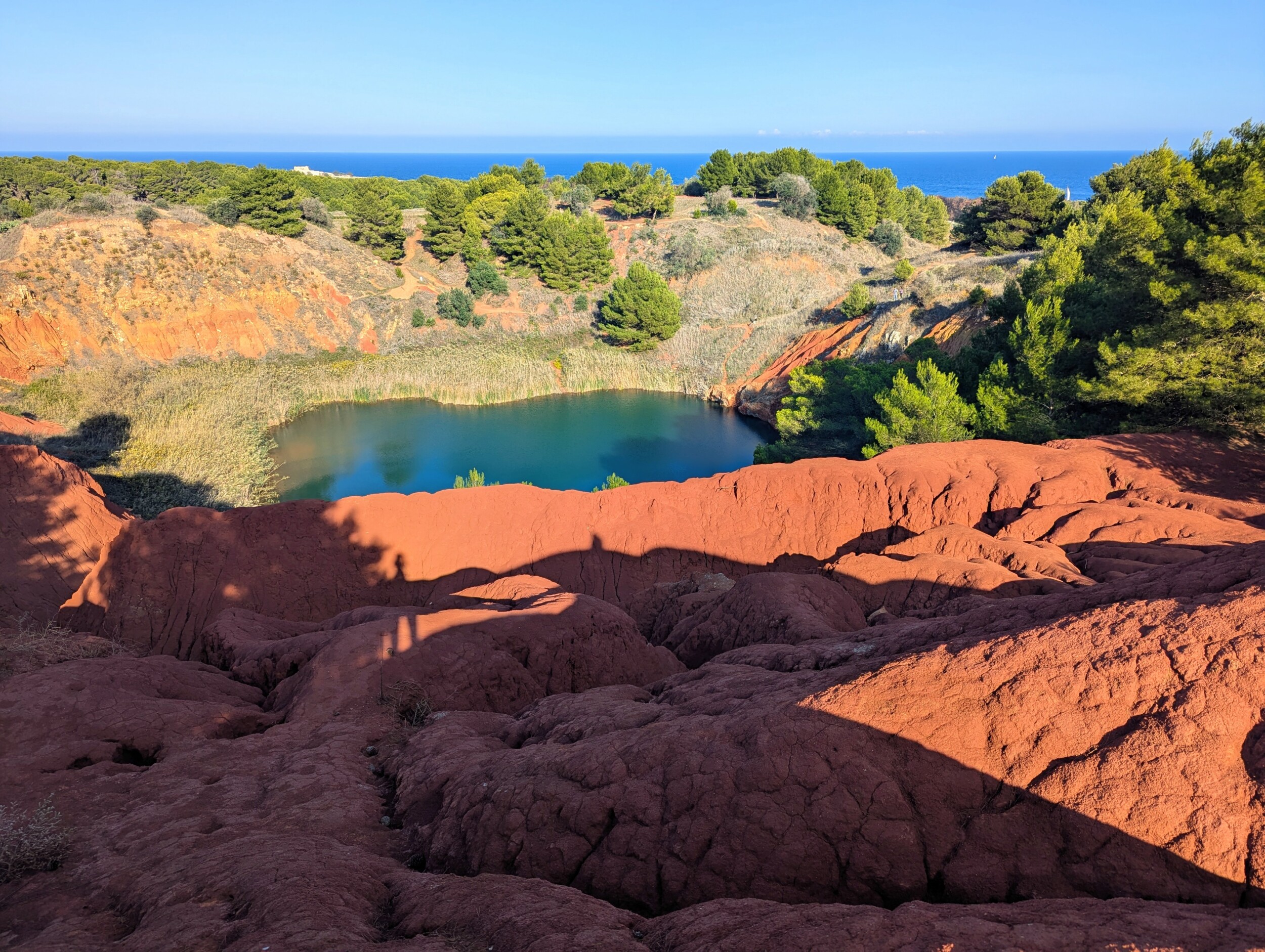Cava di Bauxite nabij Otranto, Puglia