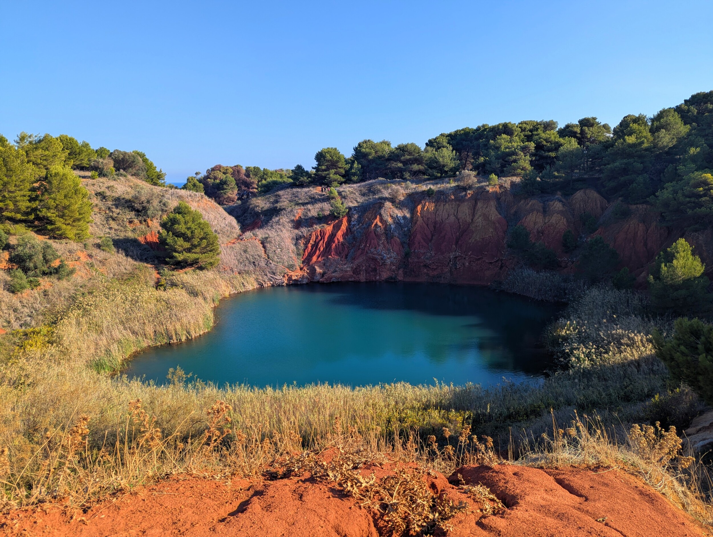 Cava di Bauxite nabij Otranto, Puglia