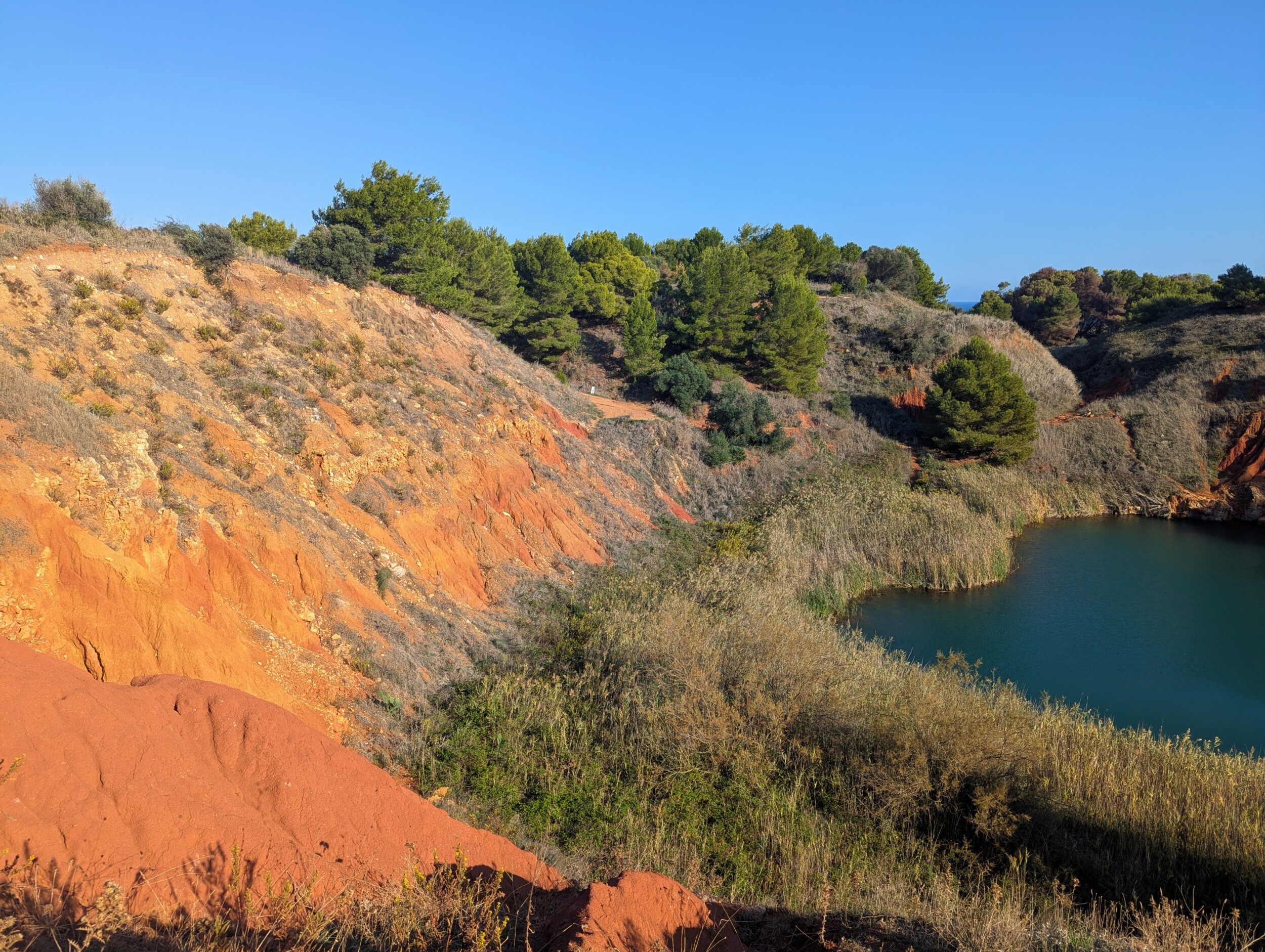 Cava di Bauxite nabij Otranto, Puglia