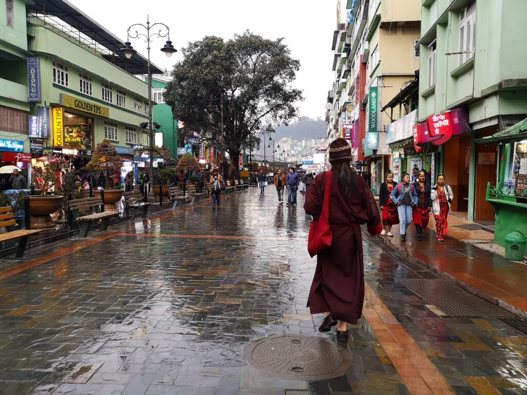 Straatbeeld Gangtok - Sikkim, India