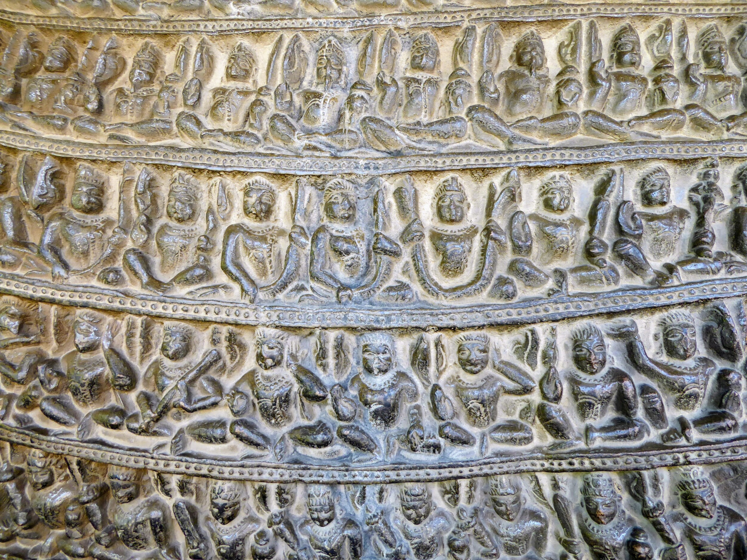 Detail op het everzwijn Varaha, de incarnatie van Vishnu