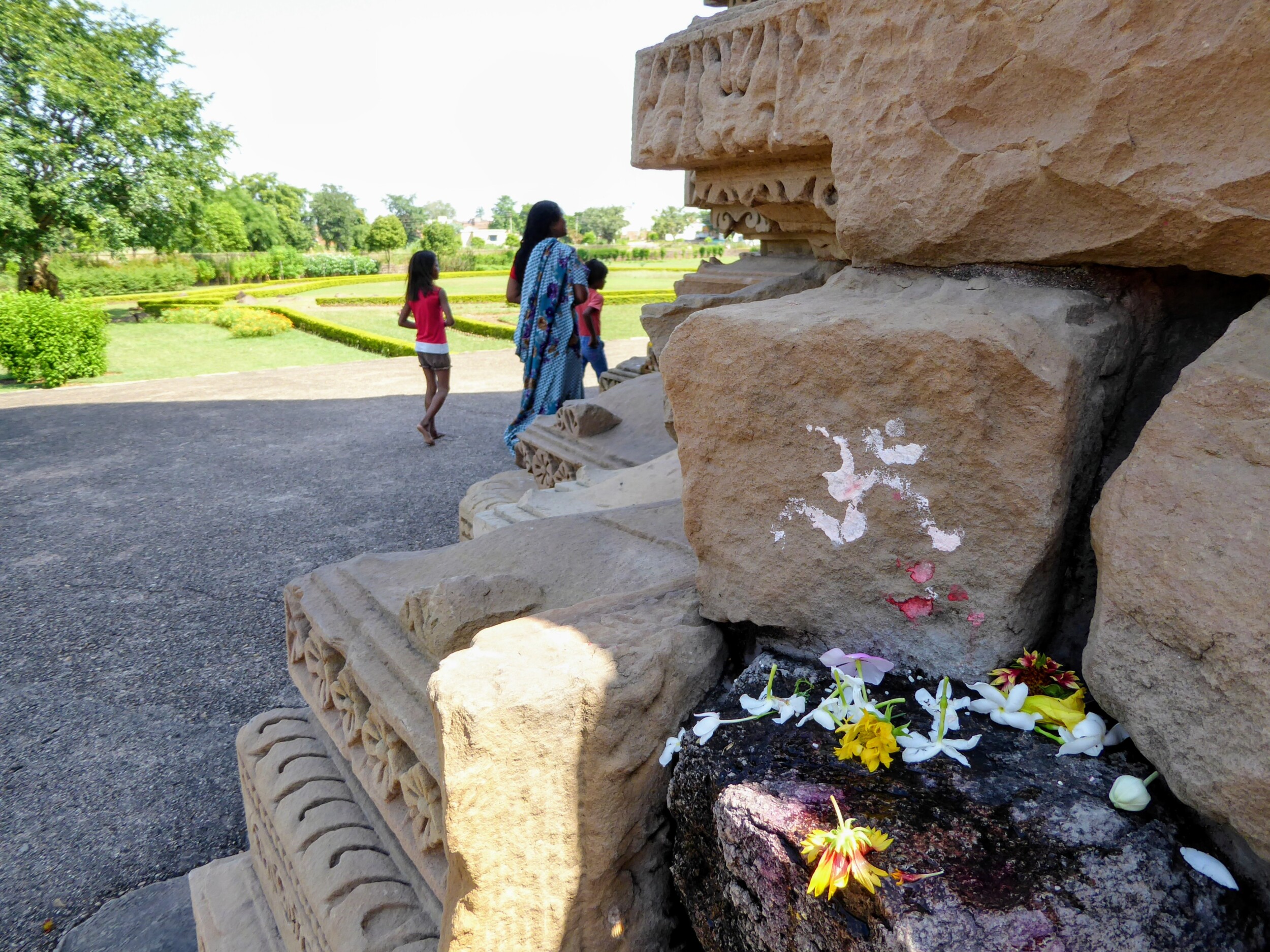 kleurrijk India bij Khajuraho
