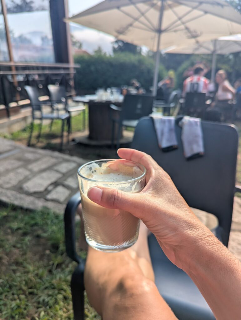 cafe con leche op de camino