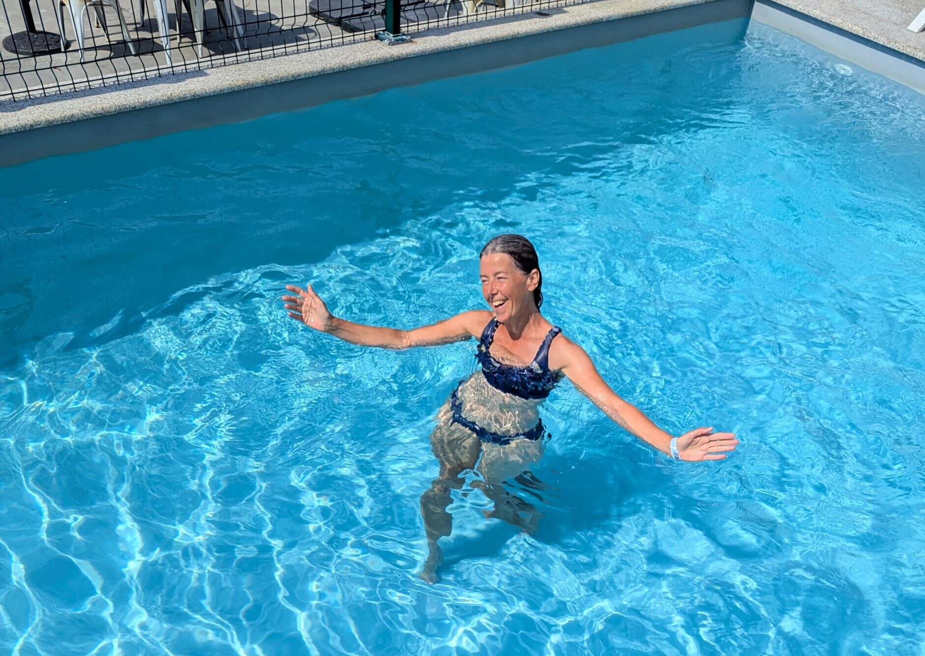 Afkoelen bij de herberg - Camino Portugues