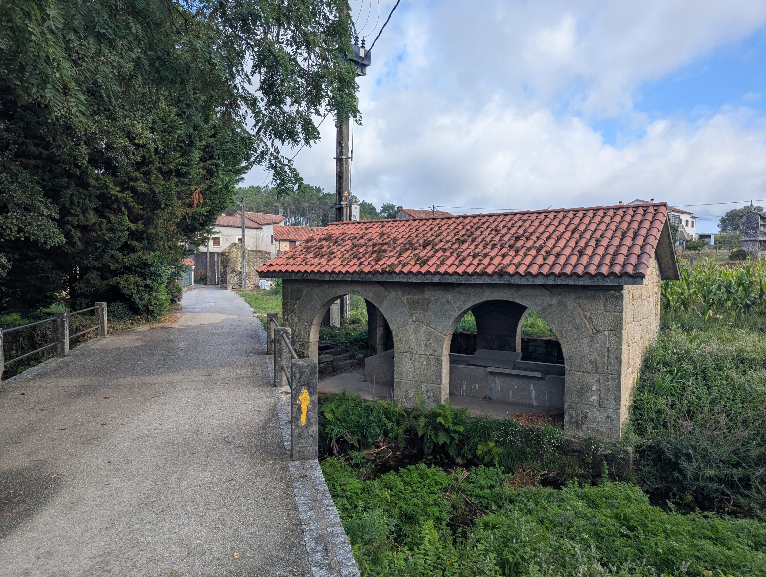 Mooie historische plaatjes langs de Camino Portugese