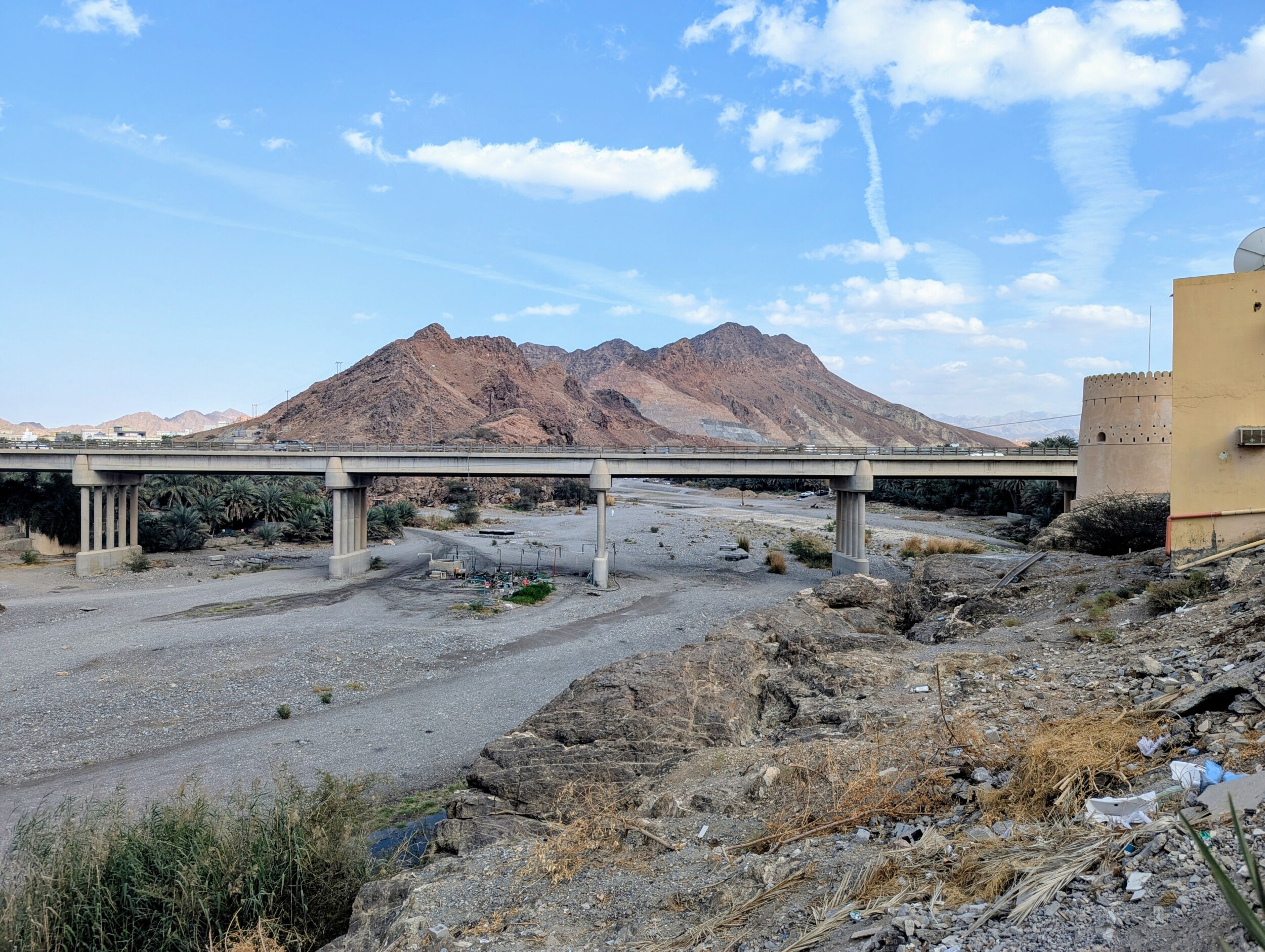 Brug bij Fanja - Oman