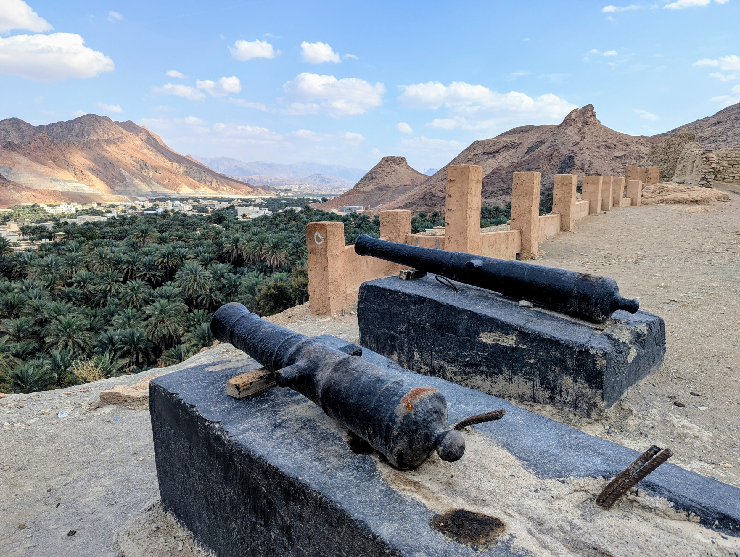 Het oude fort in Fanja - Oman
