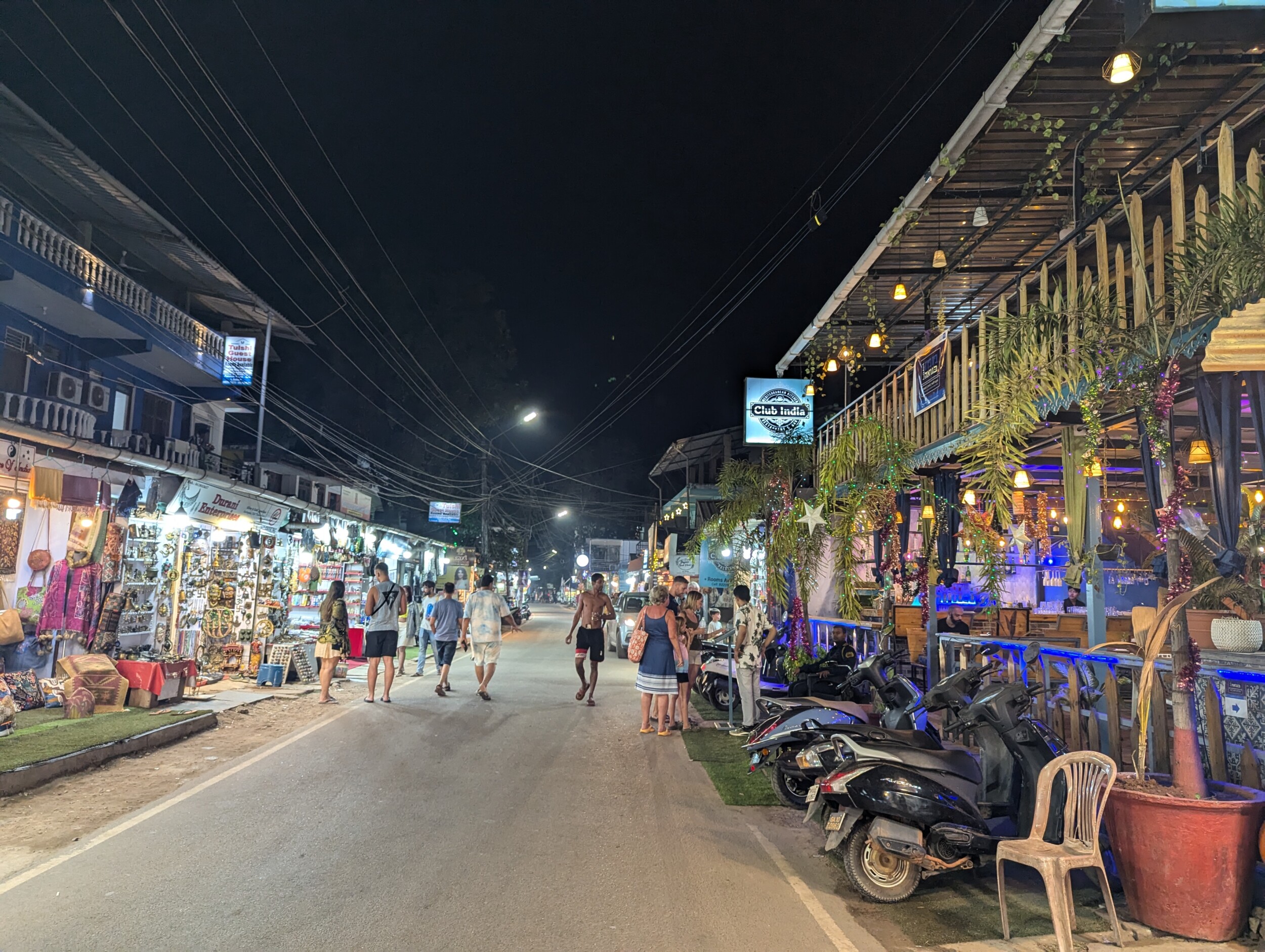 Winkelstraat in Palolem - Goa India