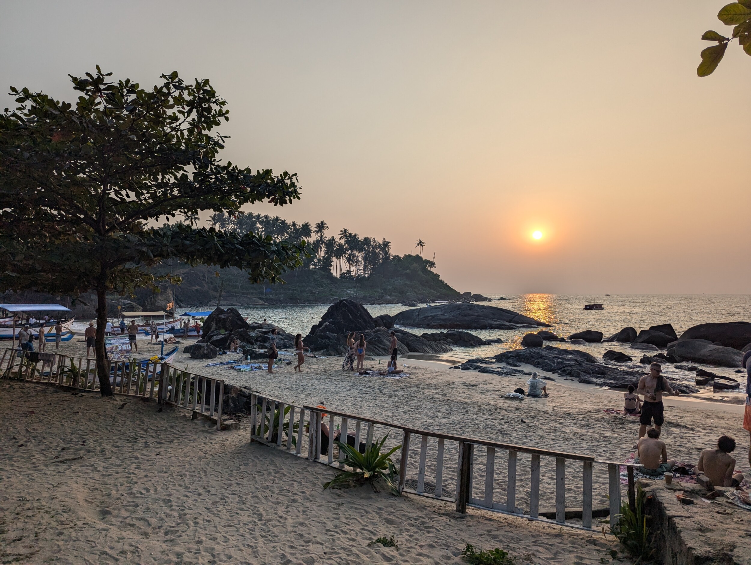 Stranden nabij Palolem - Goa india