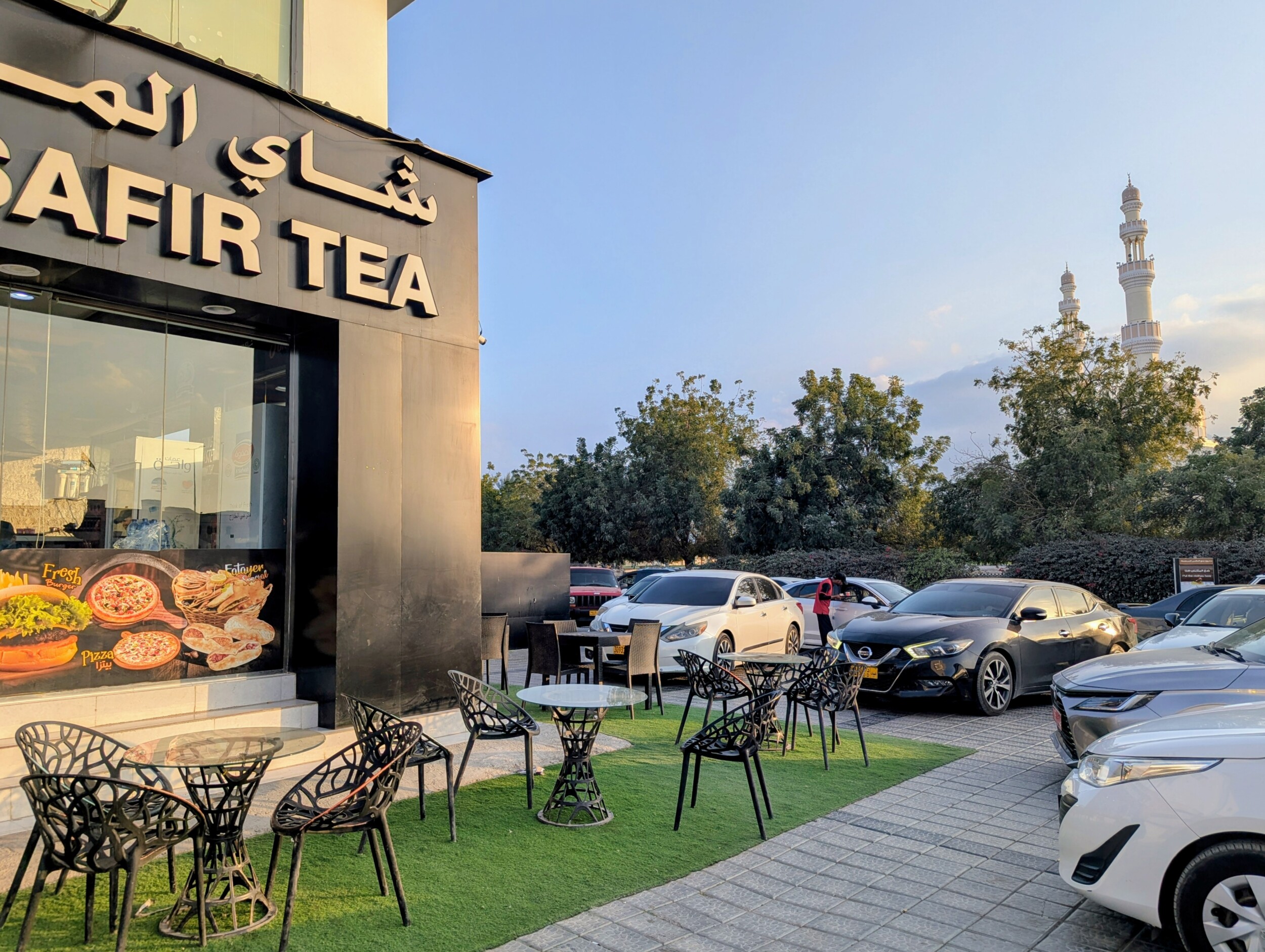 Eten bestellen in Oman vanuit de auto