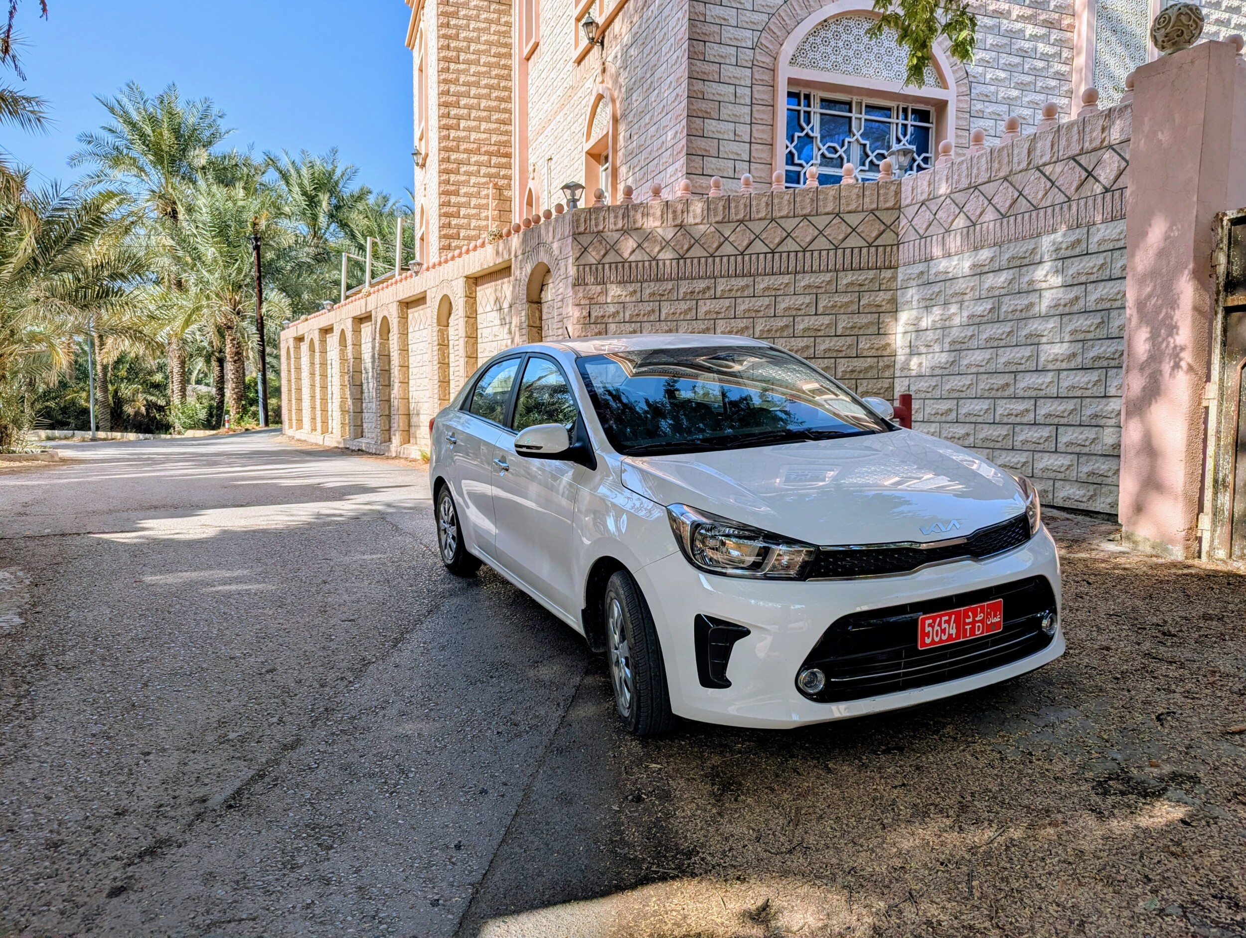Met de huurauto in Rustaq, oman
