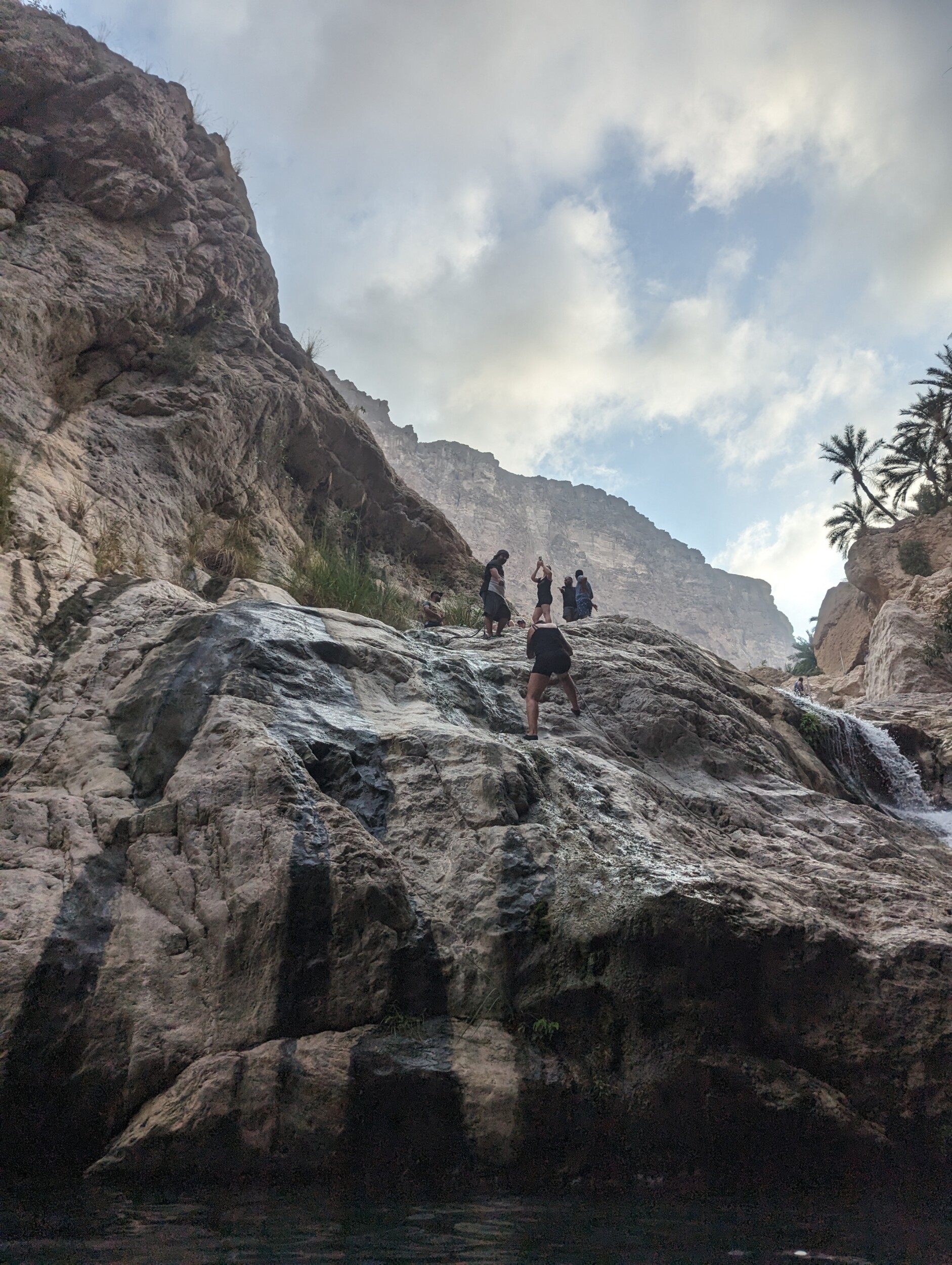 Abseilen in Wadi Tiwi / Wadi Mibad - Oman