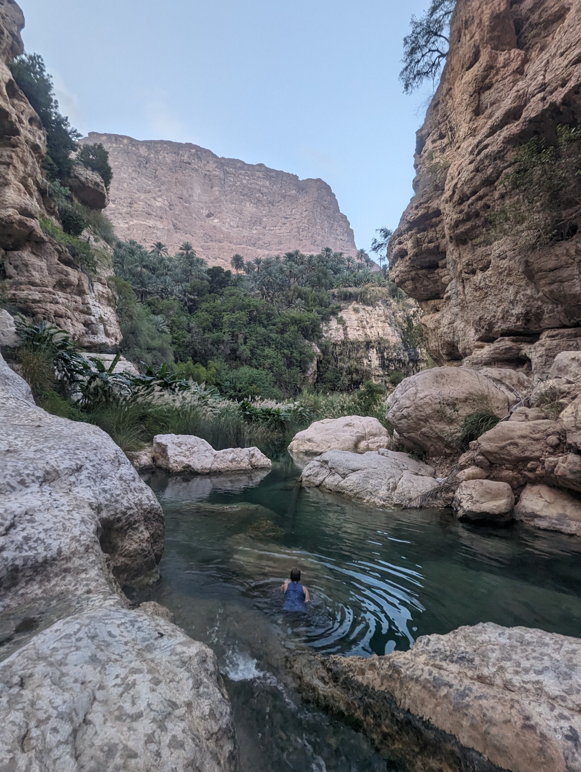Het avontuurlijke Wadi Tiwi / Wadi Mibam in Oman