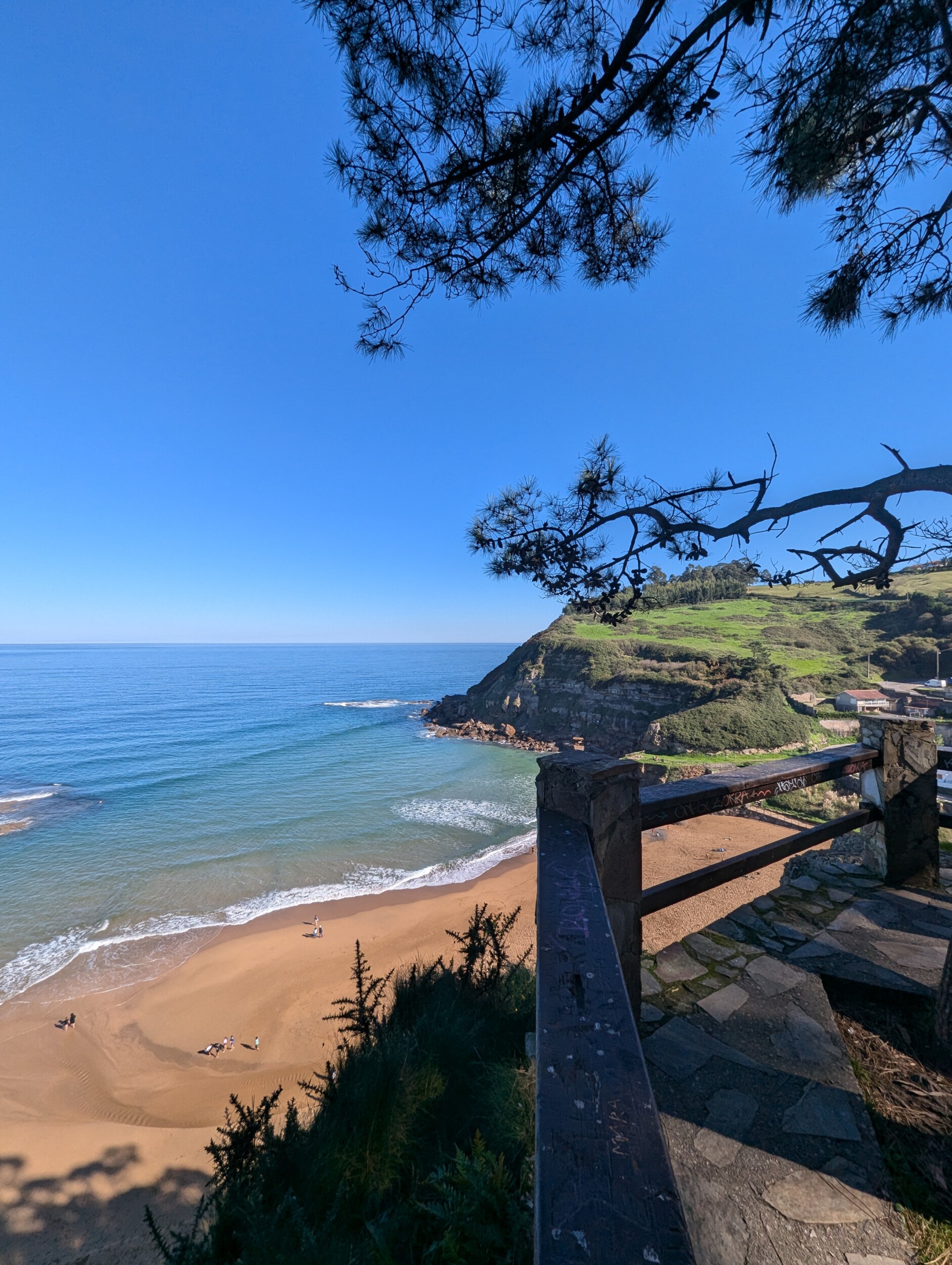 Wandelen langs de kust nabij Gijon - Costa Verde
