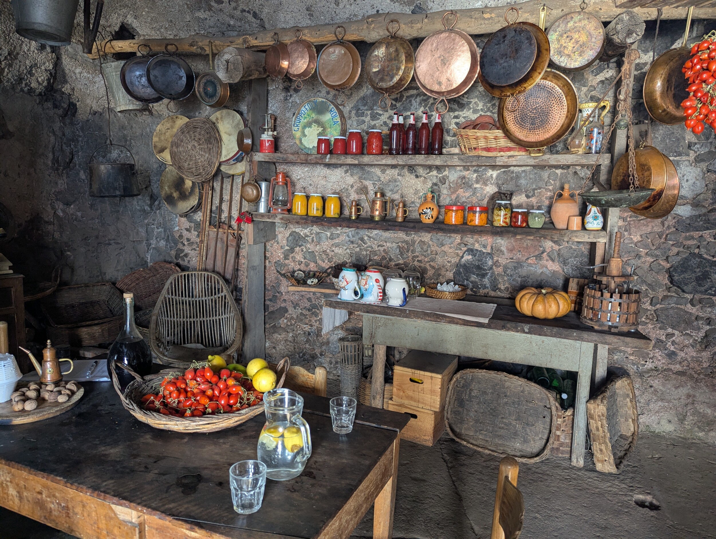 In het huis van herder antonio - Path of the Gods - Sentiero degli Dei