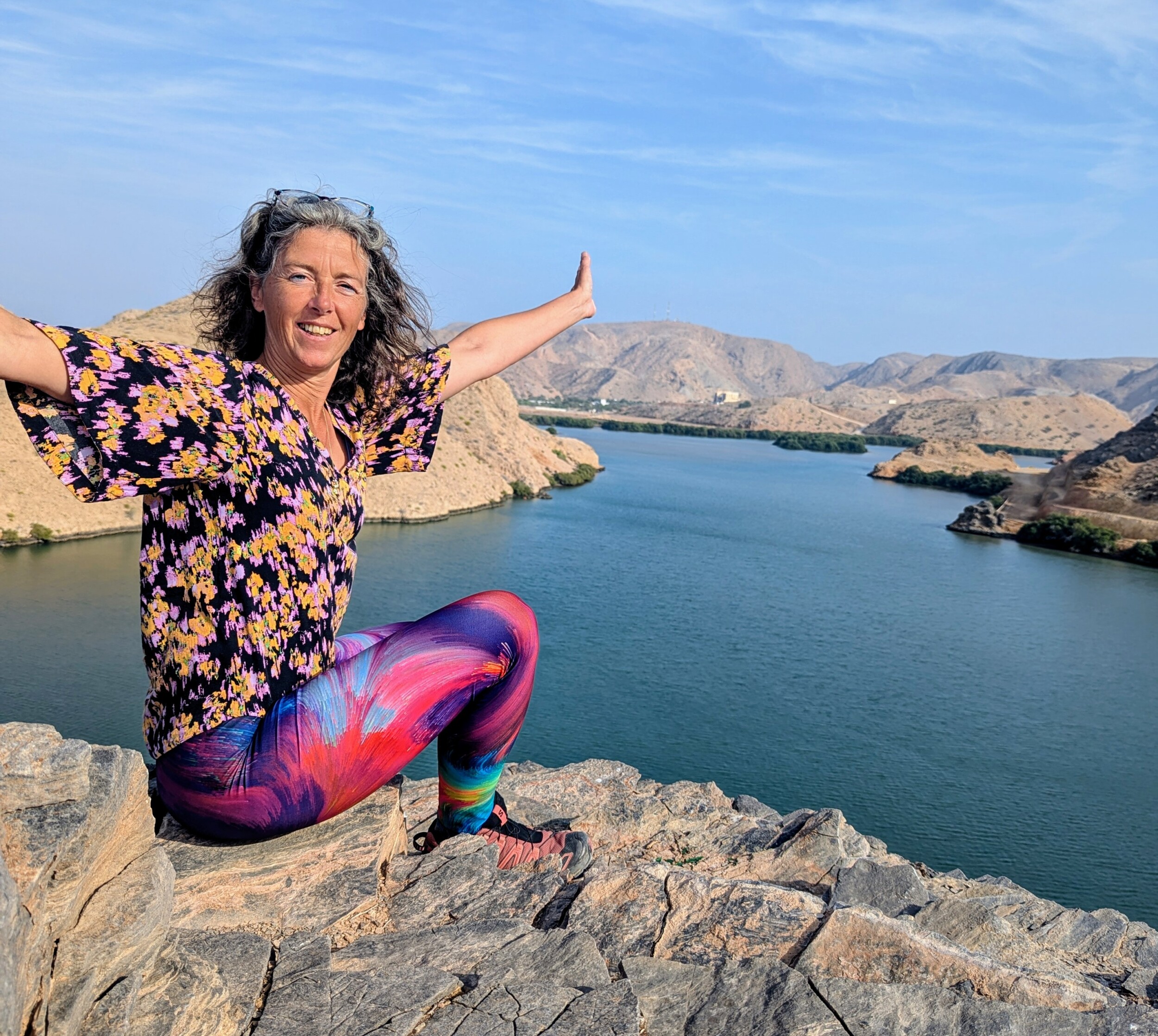 zomaar een stop onderweg huurauto Oman