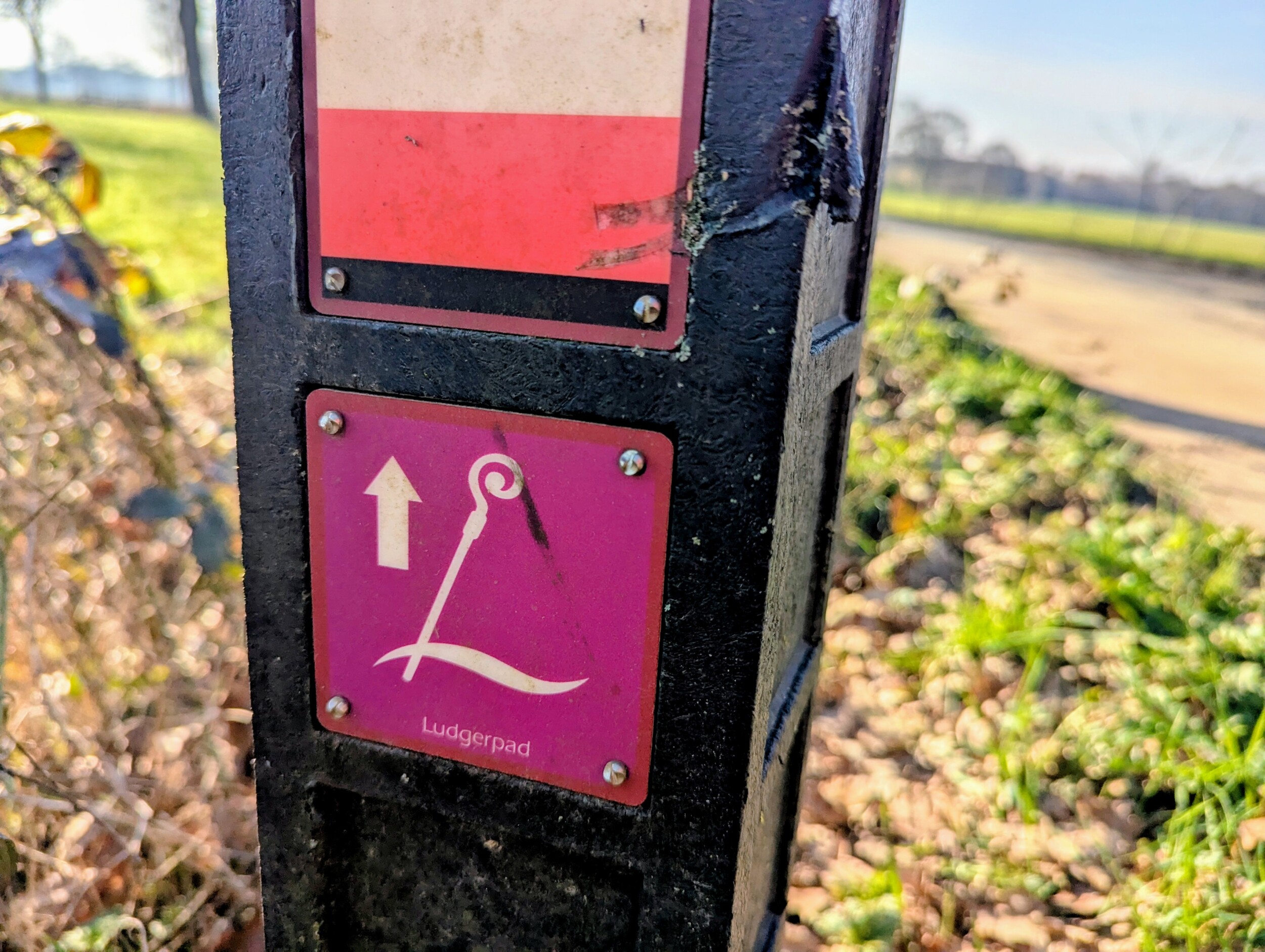 Goed aangegeven Ludgerpad in Gelderland