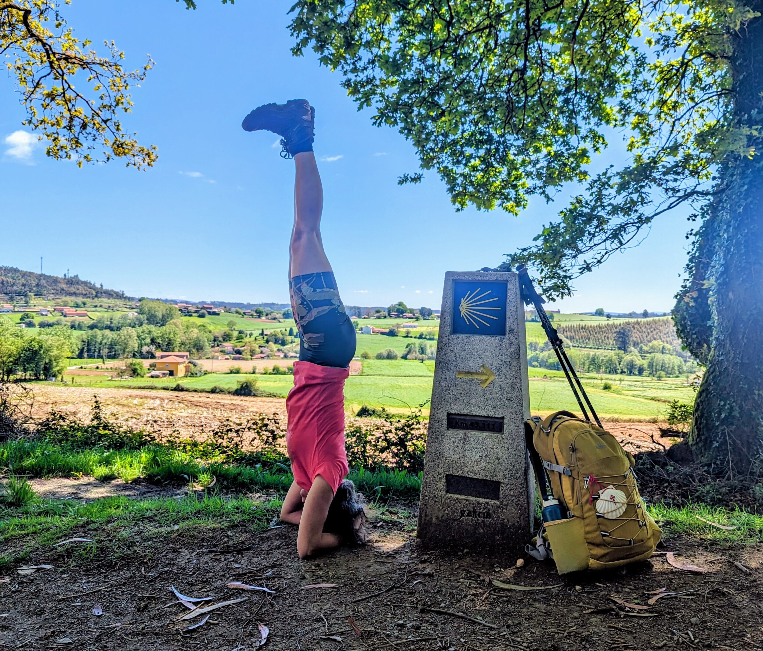 Yoga en de wandelaar - Goede yoga oefening helpt