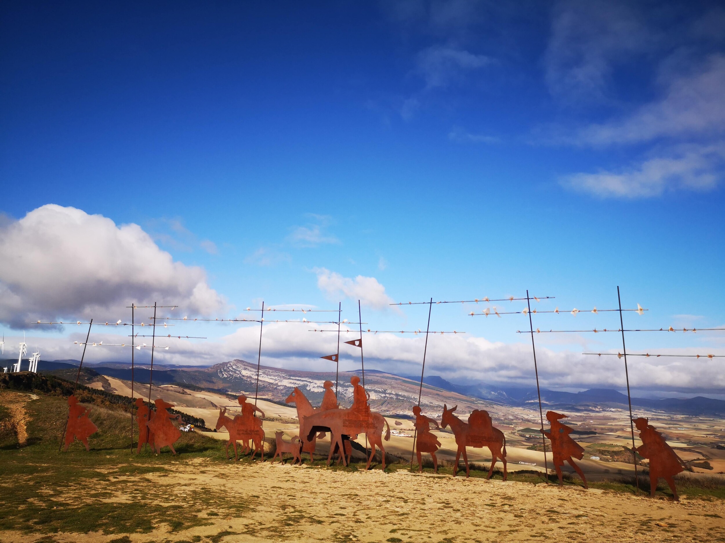 Camino reis eerste 200 km Alto del Perdon