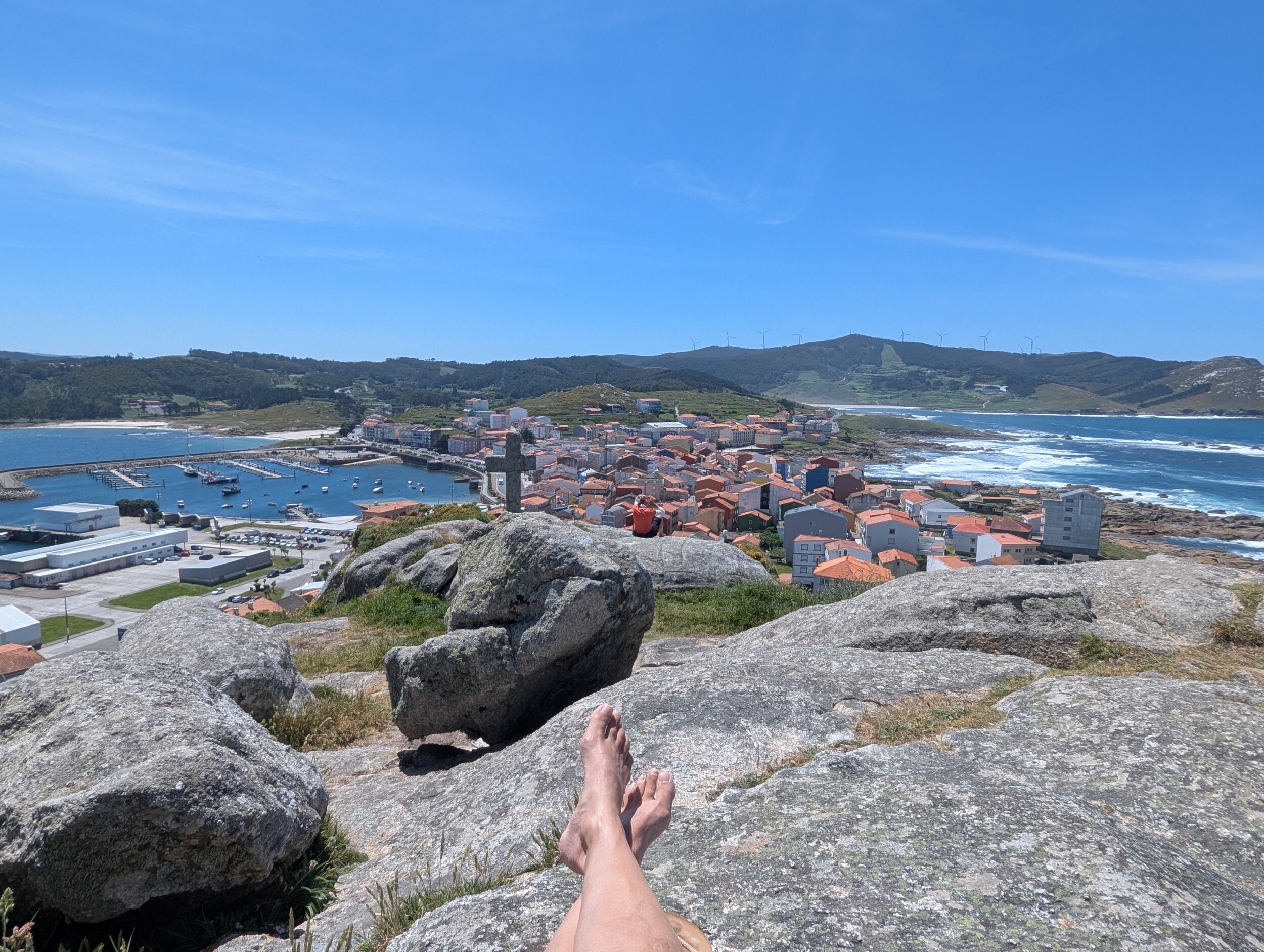 Zicht op Muxia - Alles over de Camino de Finisterre