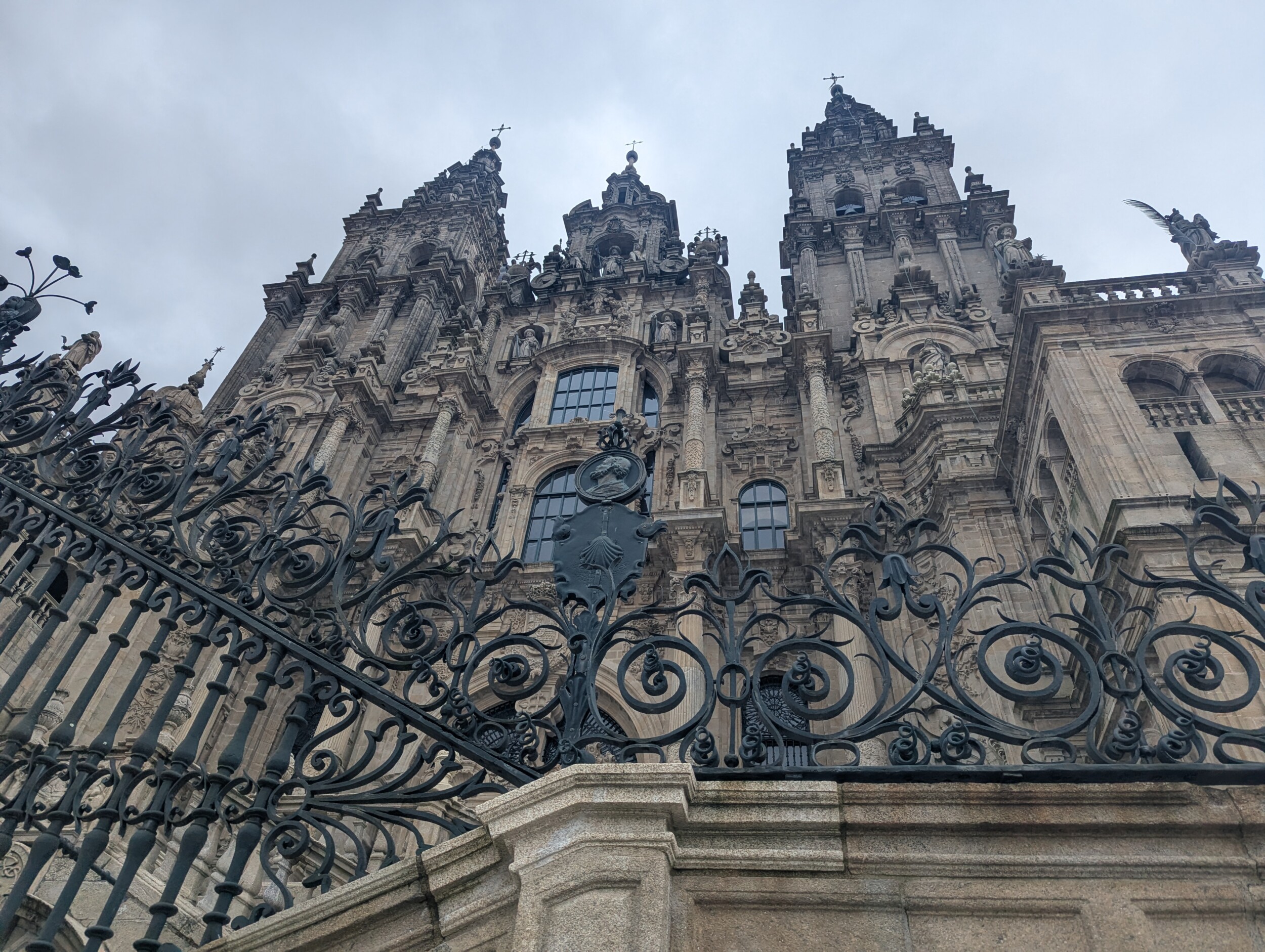 De kathedraal van Santiago de Compostela