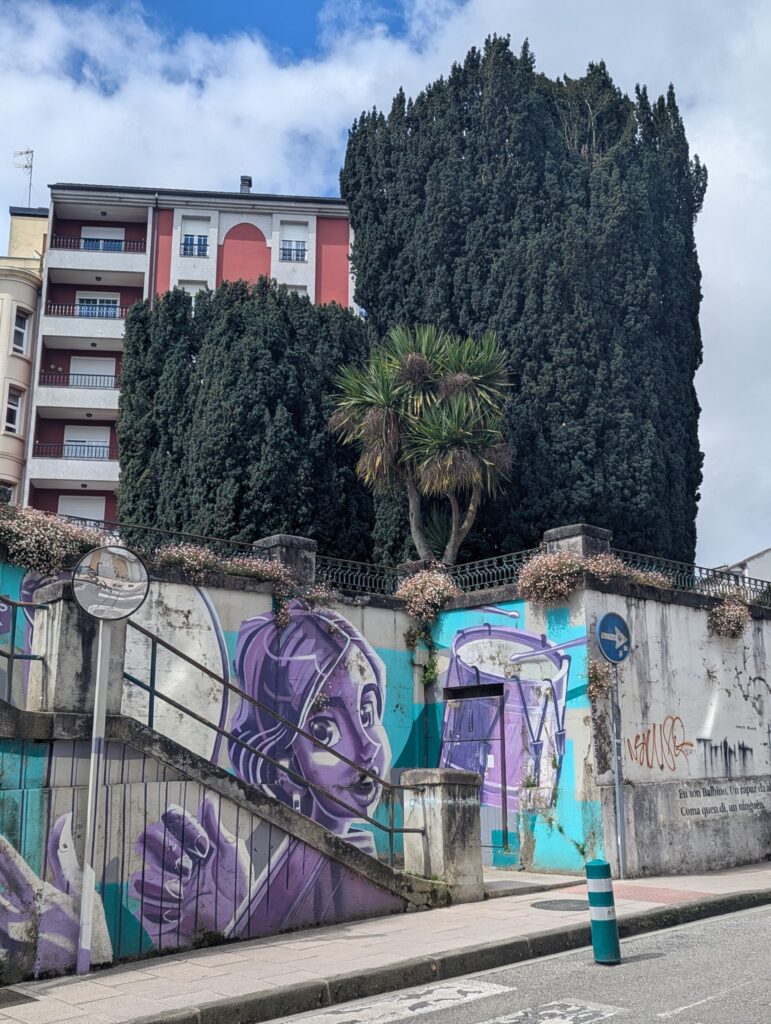 Street art in Lugo Galicie