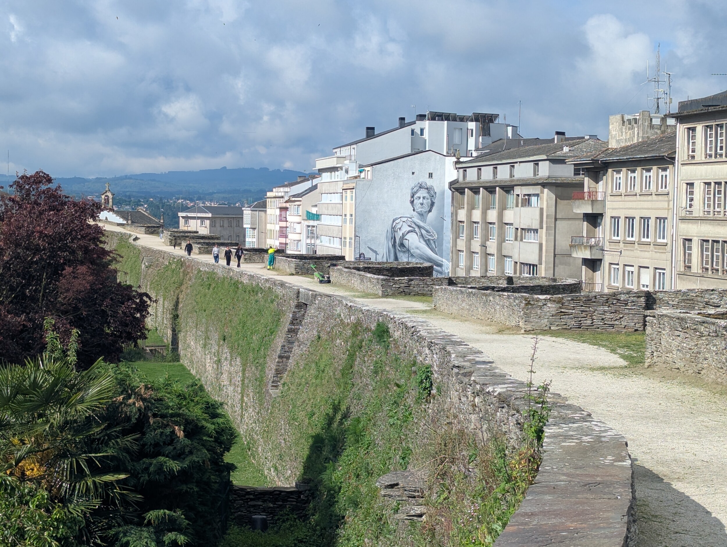 De stad Lugo in Galicië