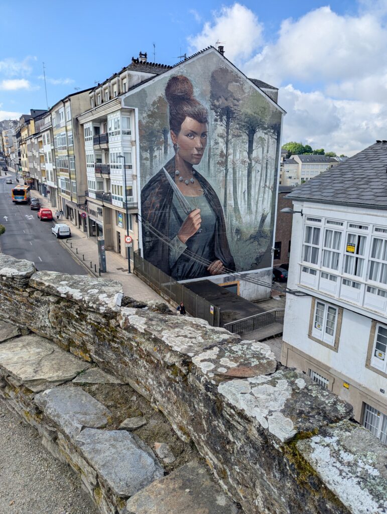Street art in Lugo Galicie
