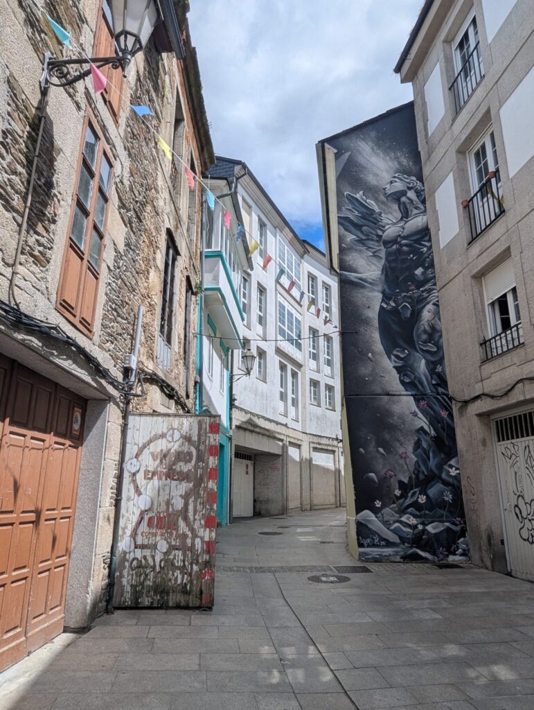 Street art in Lugo Galicie