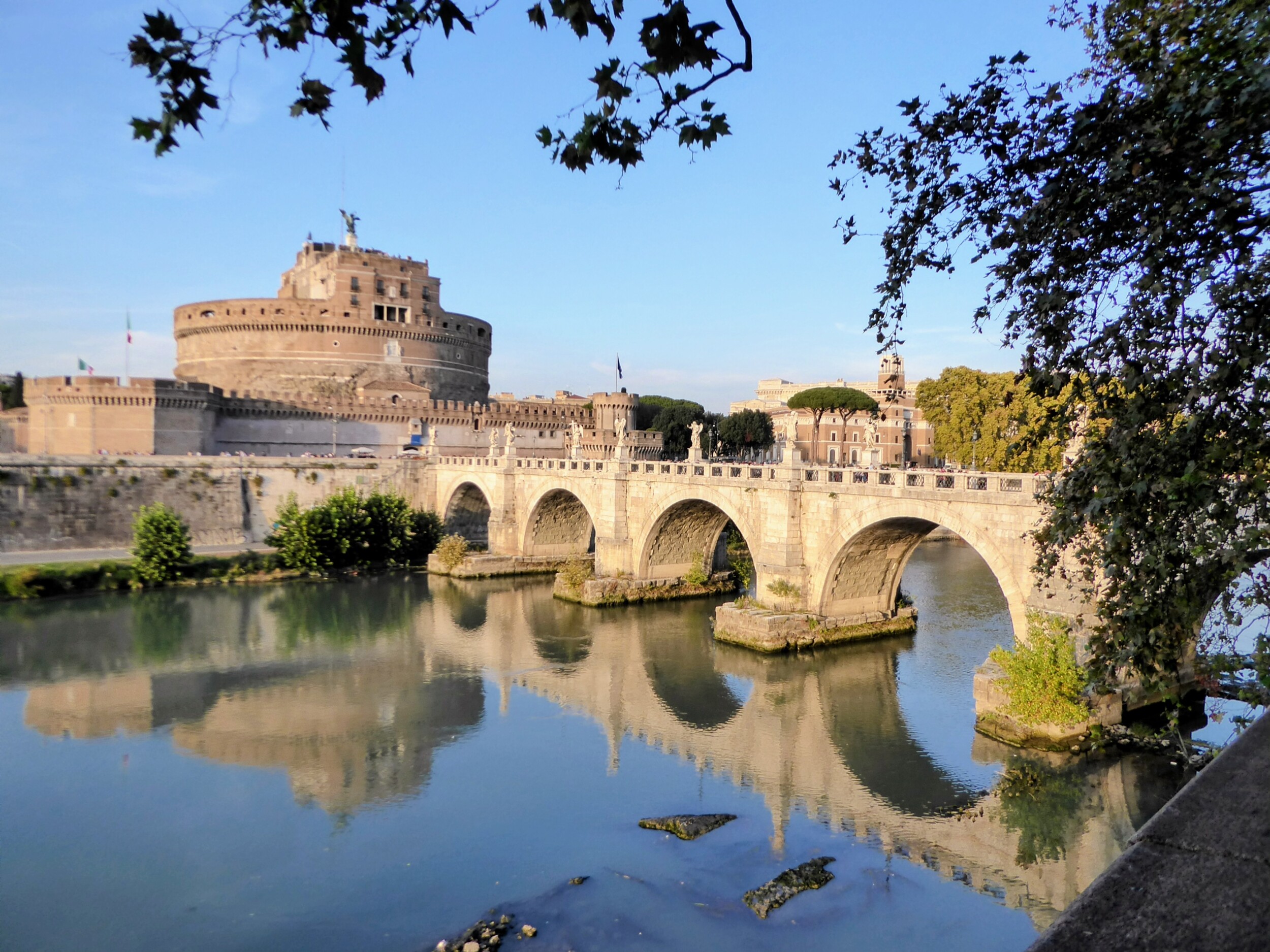 Castel Sant'Angelo en de Ponte Sant'Angelo Rome